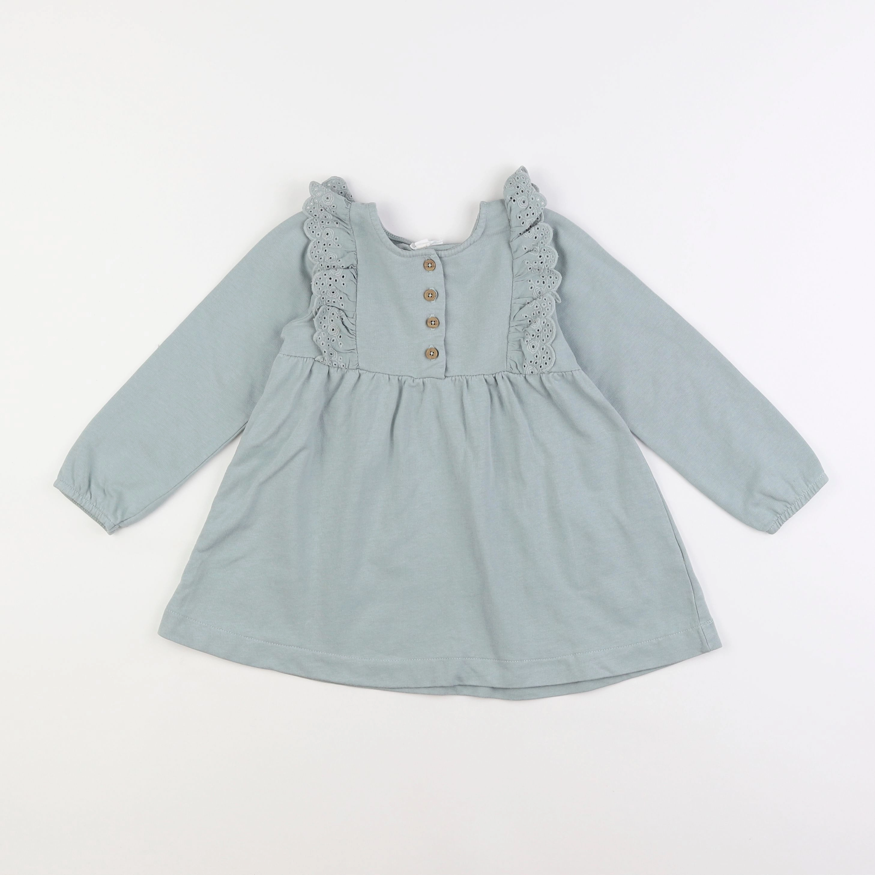 Vertbaudet - robe vert - 3 ans