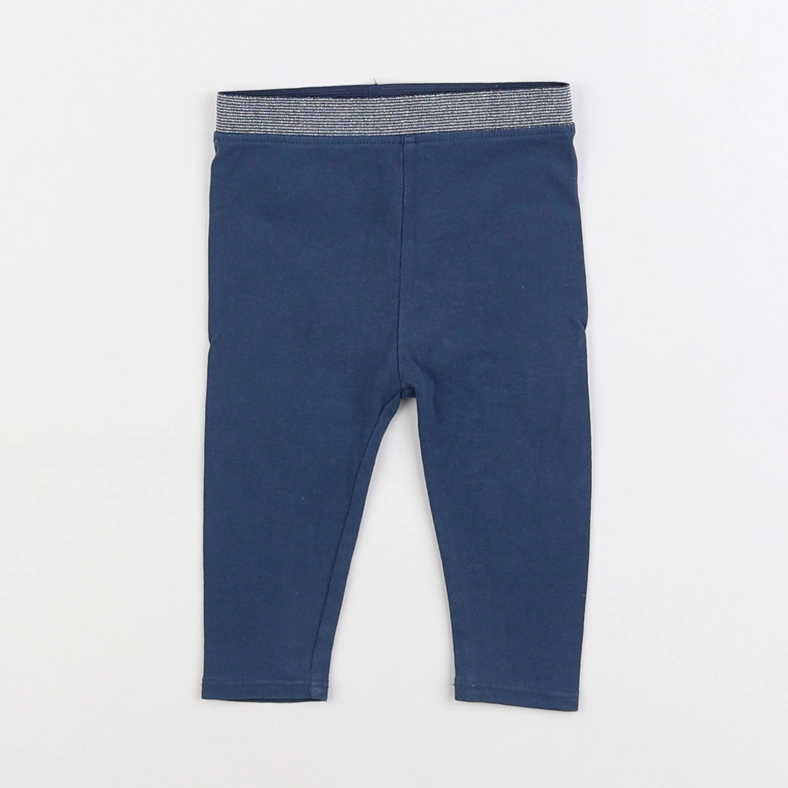 Vertbaudet - legging bleu - 6 mois