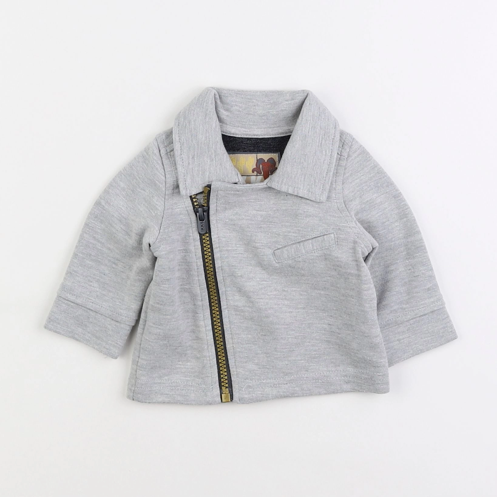 IKKS - veste gris - 3 mois