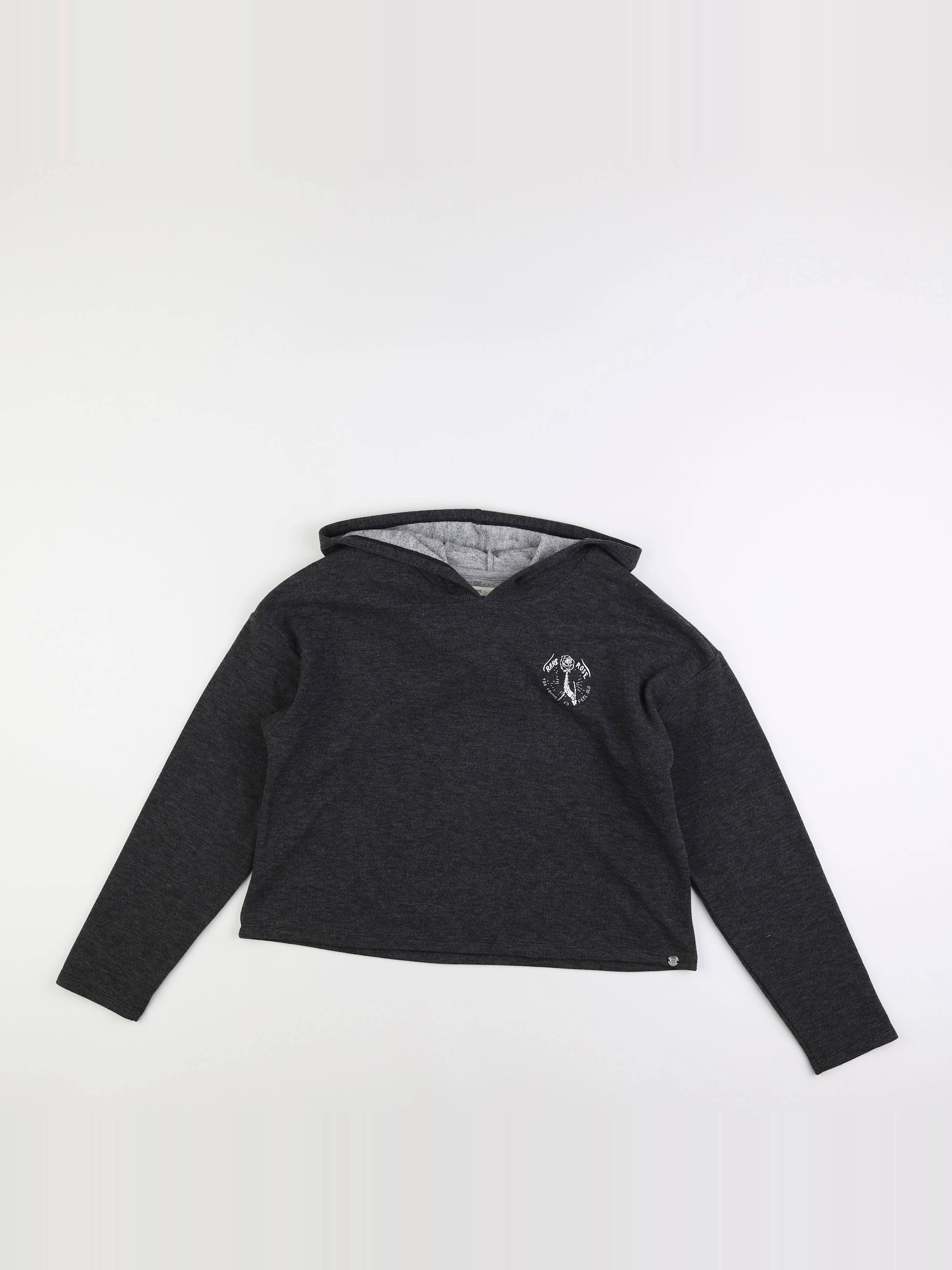 IKKS - sweat gris - 14 ans