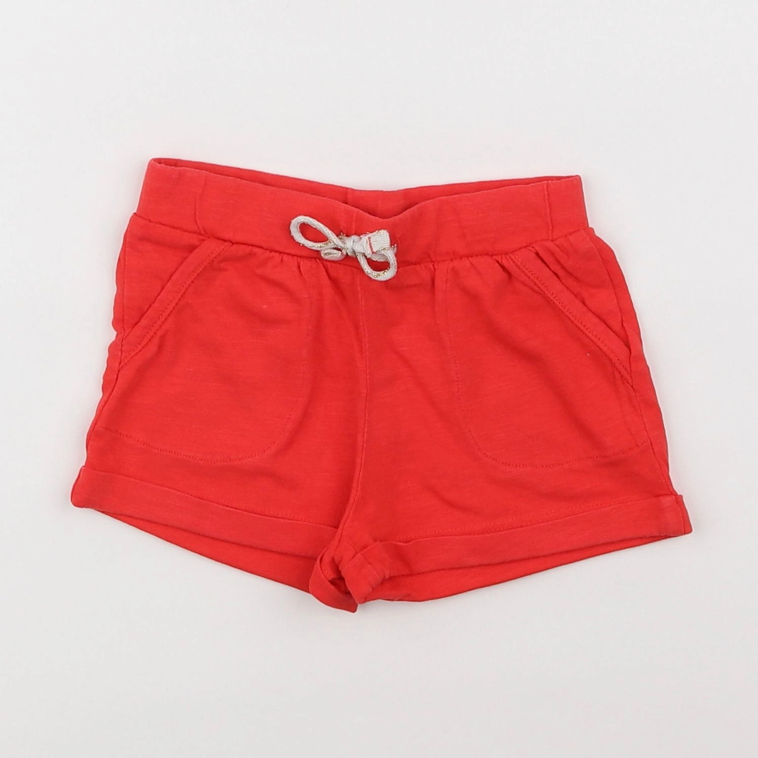 Vertbaudet - short rouge - 4 ans