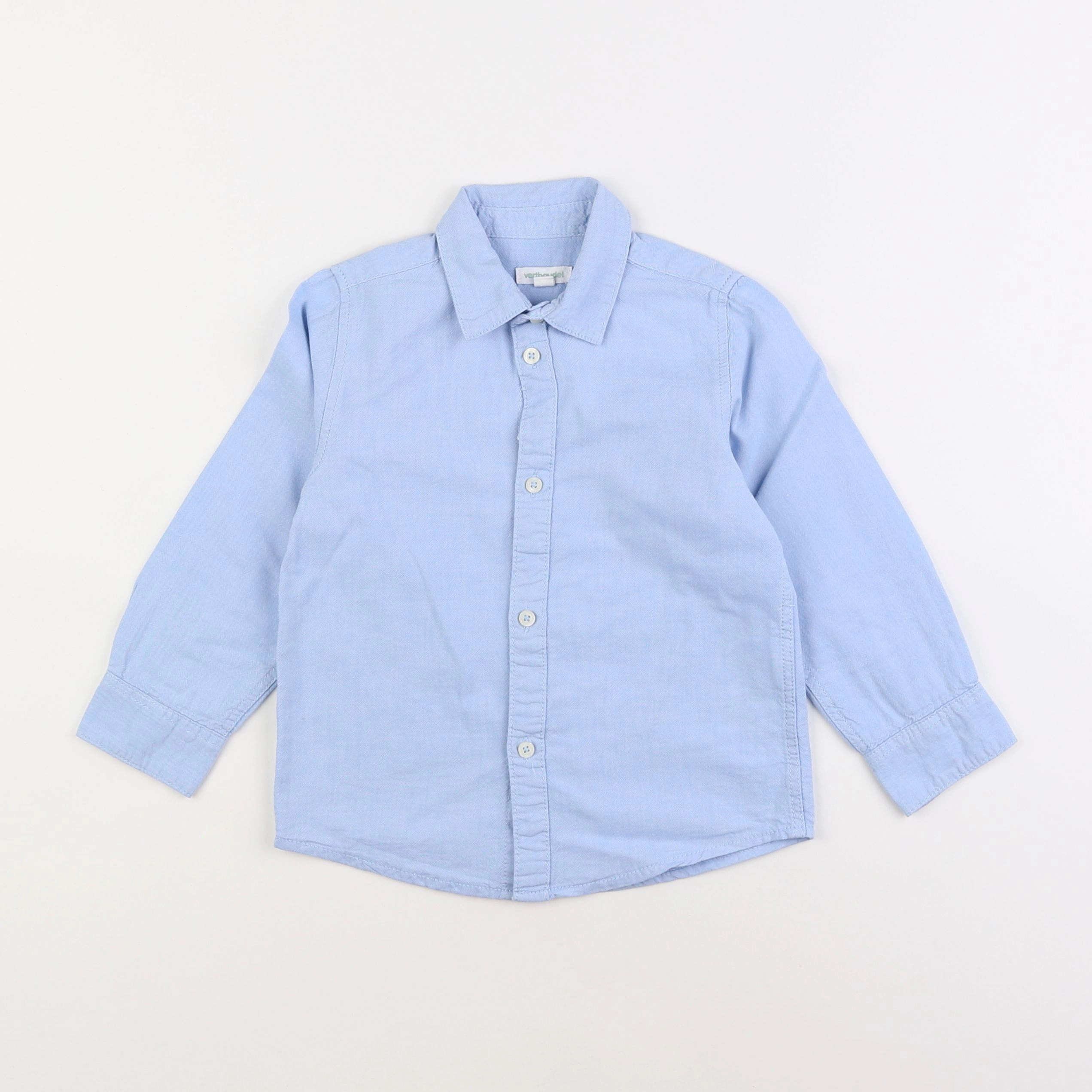 Vertbaudet - chemise bleu - 4 ans