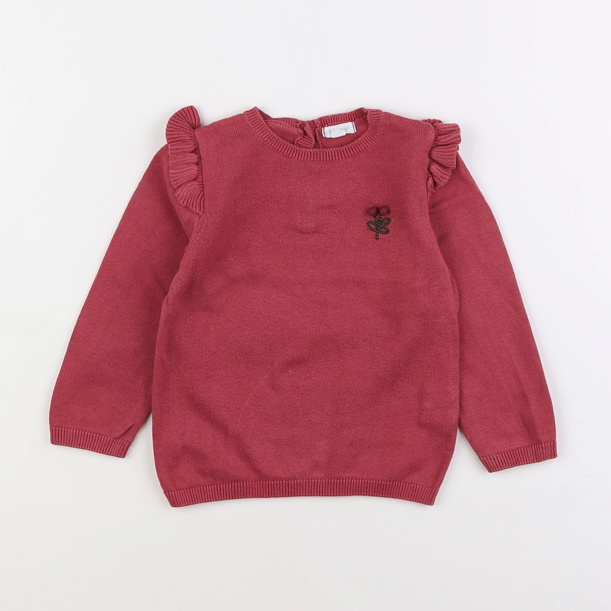 Vertbaudet - pull rose - 2 ans