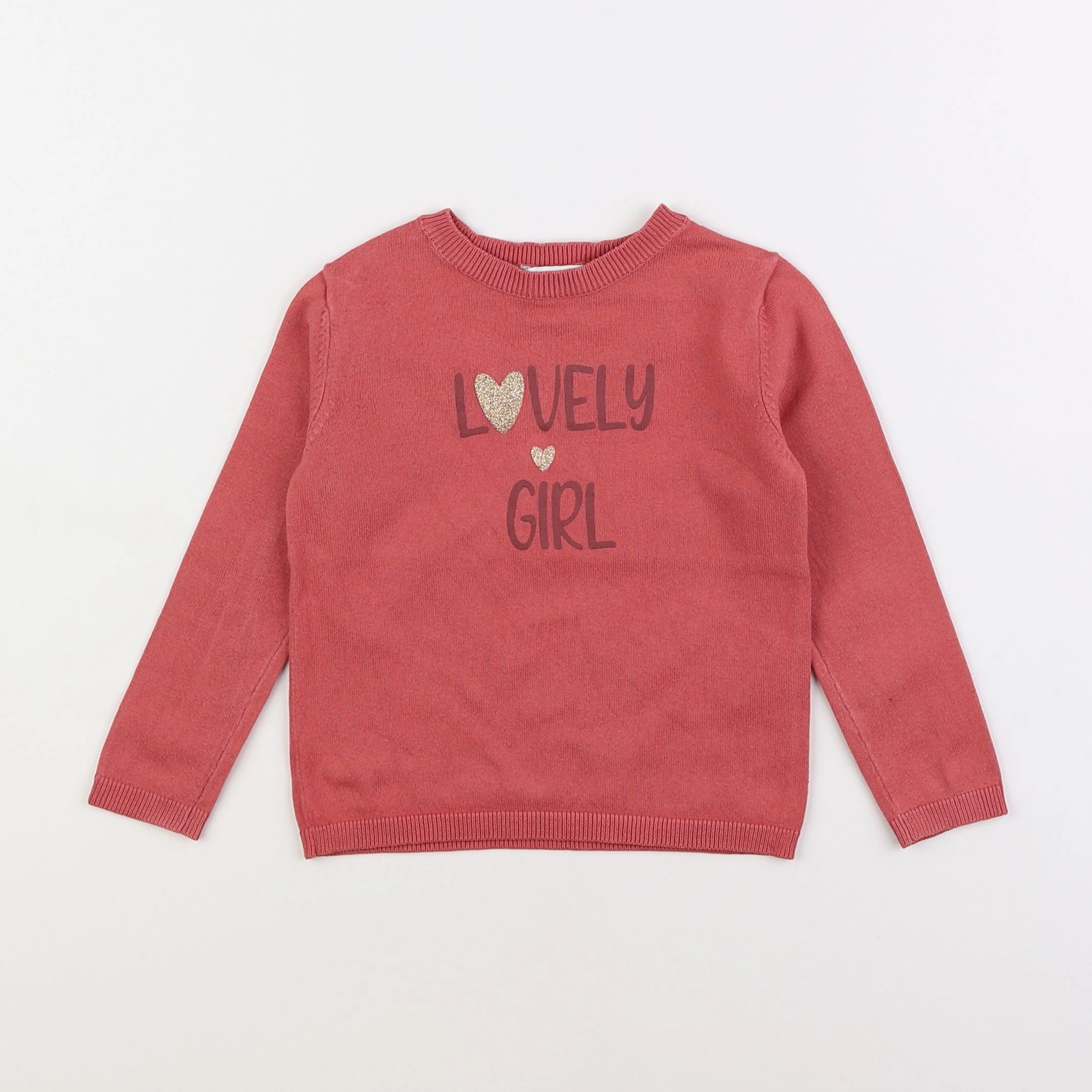 Vertbaudet - pull rose - 2 ans