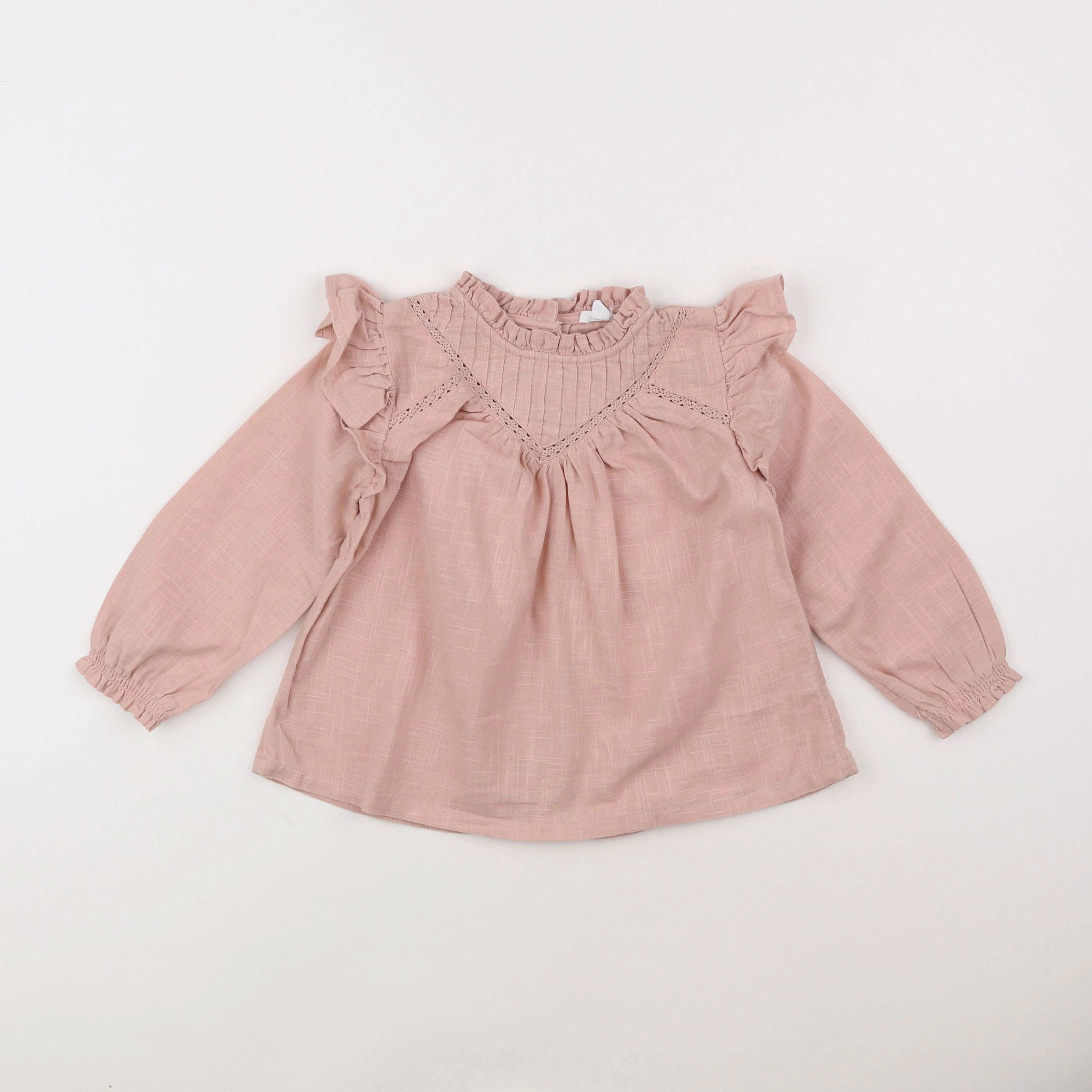 Vertbaudet - tee-shirt rose - 2 ans