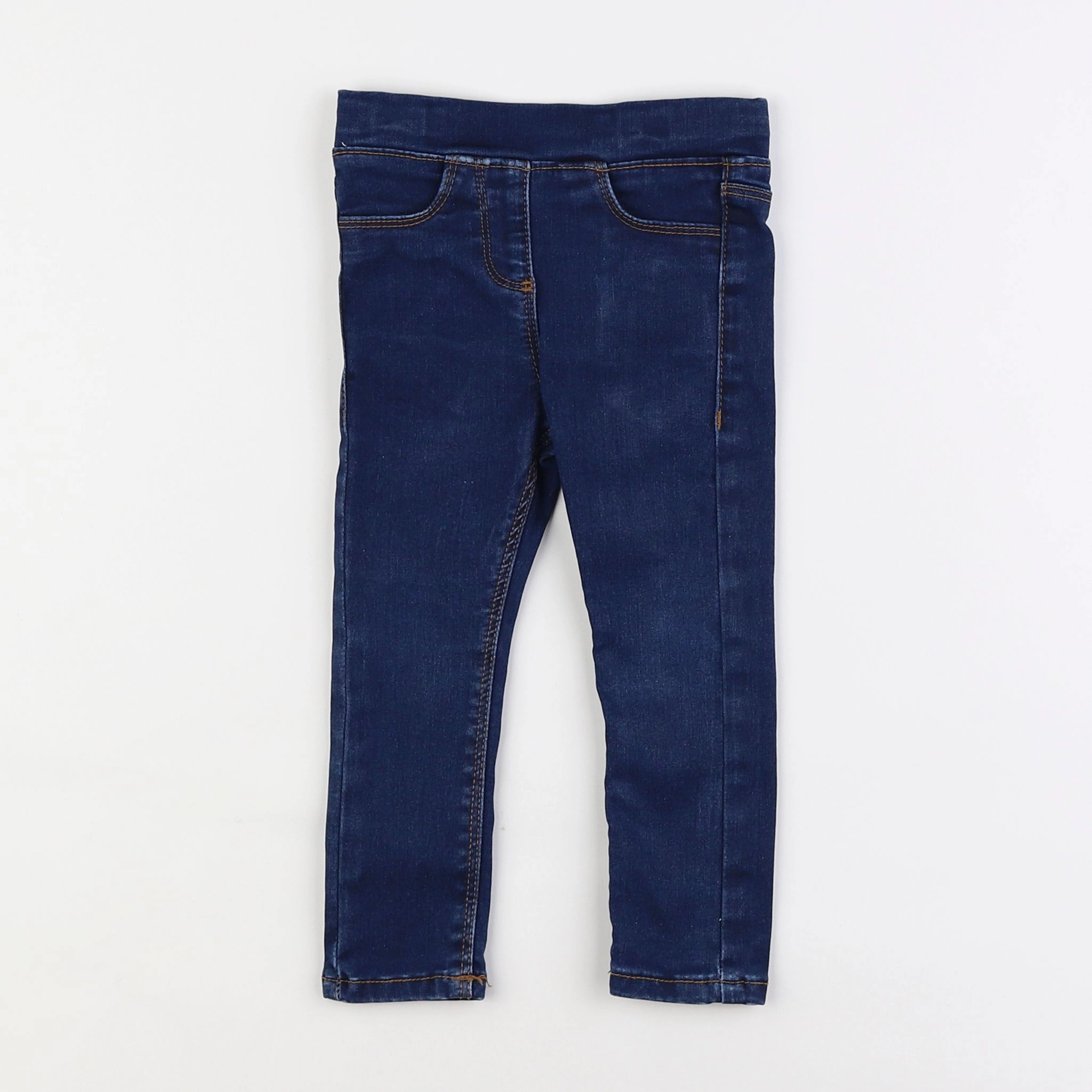 Vertbaudet - jegging bleu - 2 ans