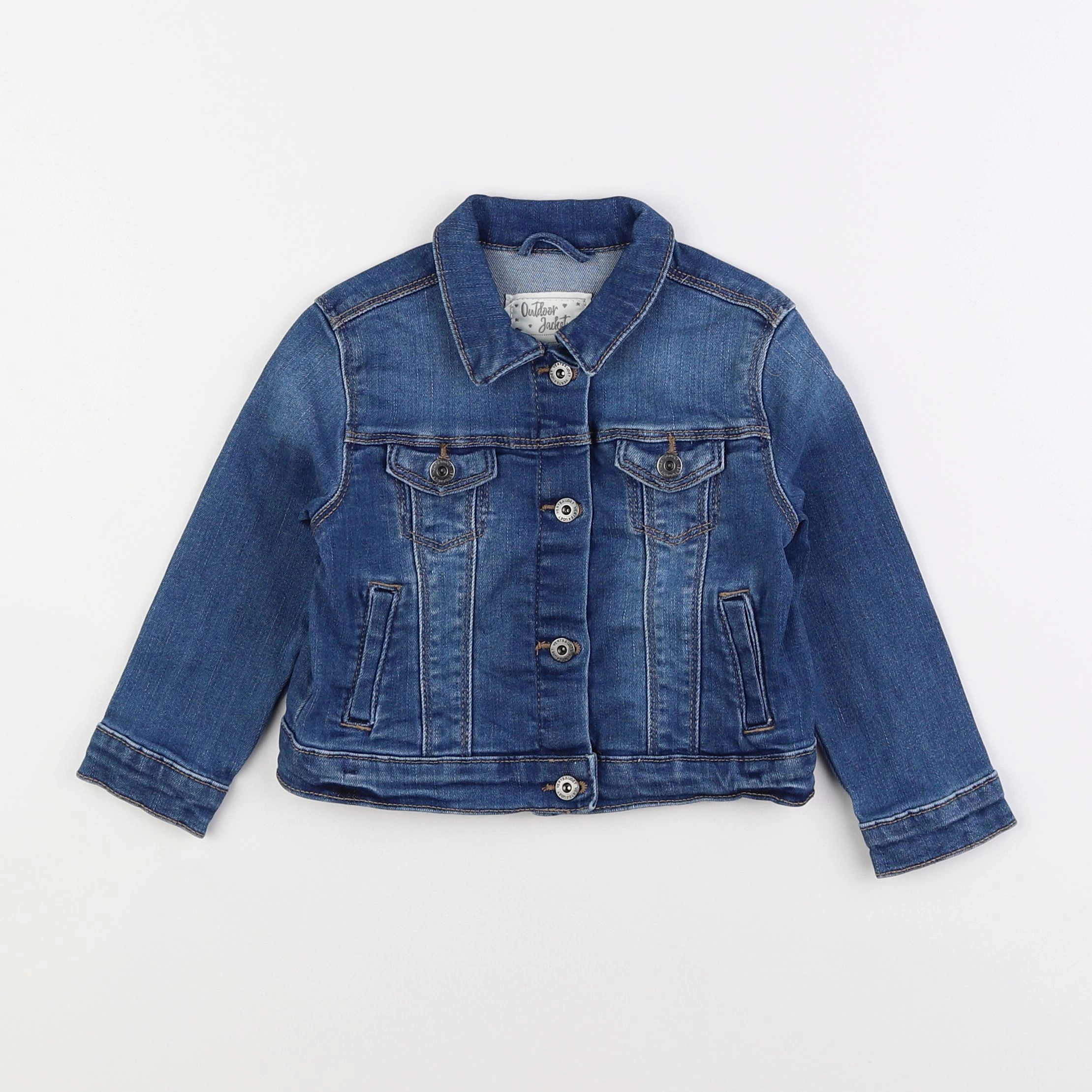 Vertbaudet - veste bleu - 2 ans