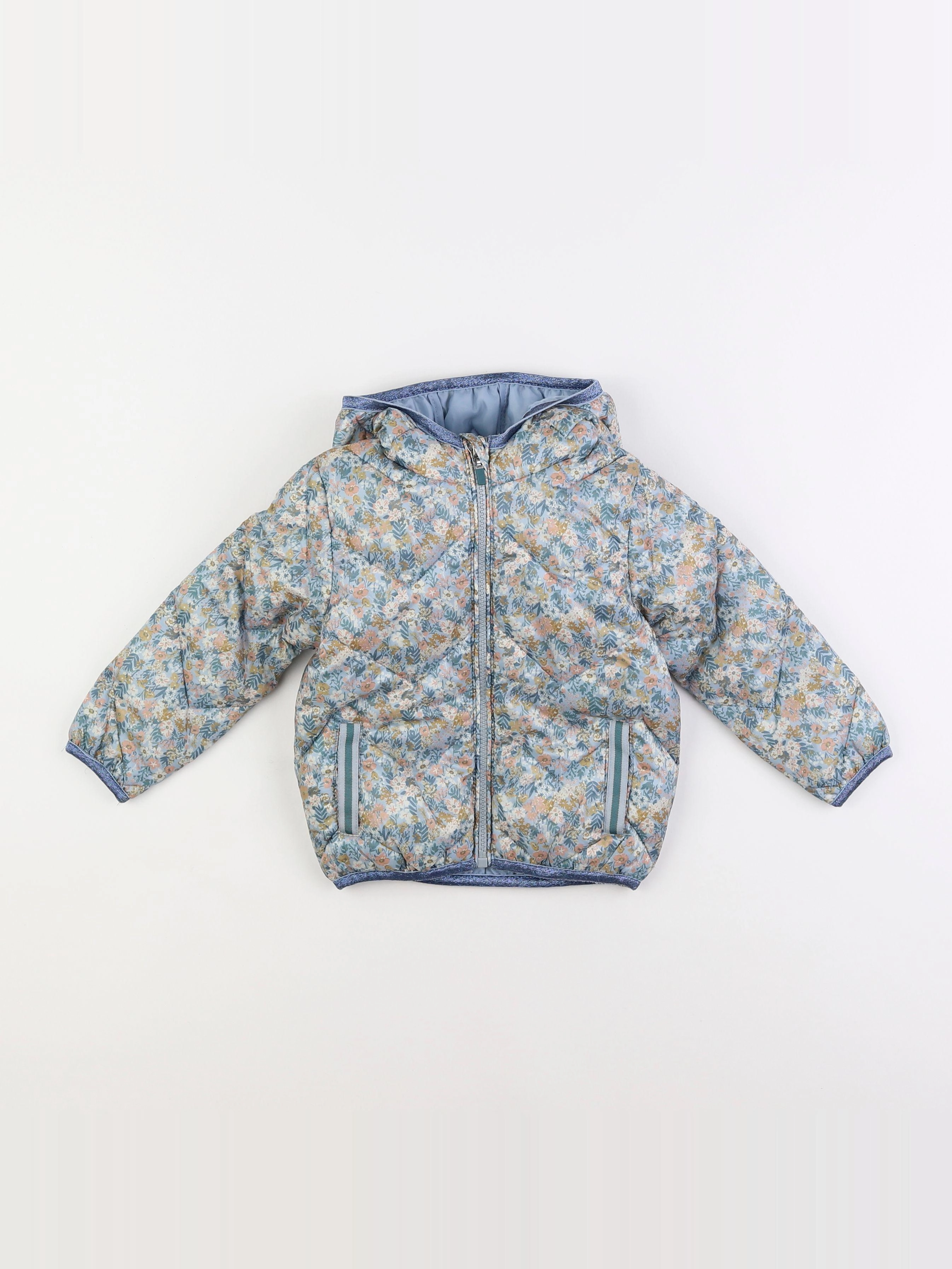 Vertbaudet - doudoune bleu - 2 ans