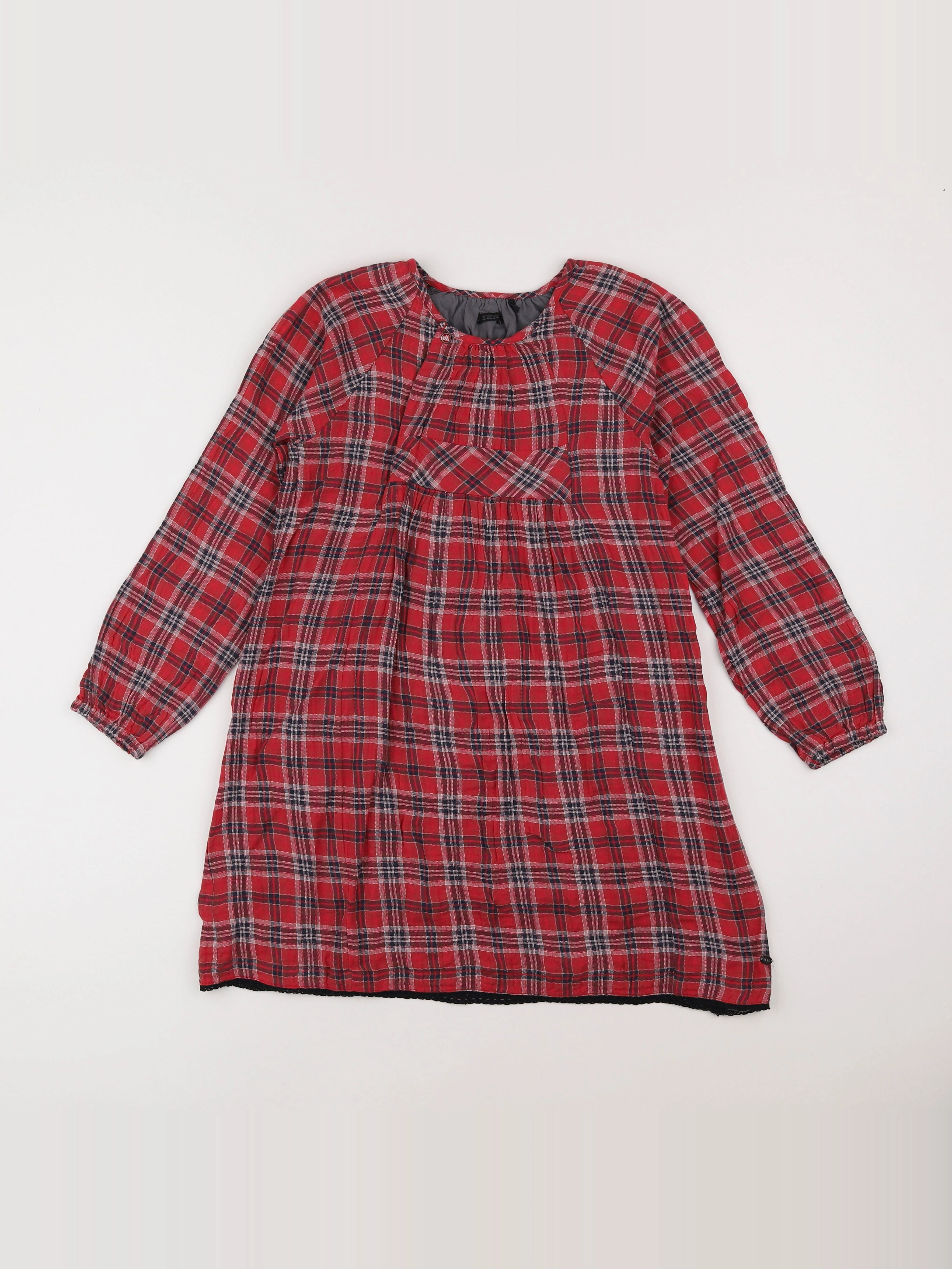 IKKS - robe rouge - 10 ans