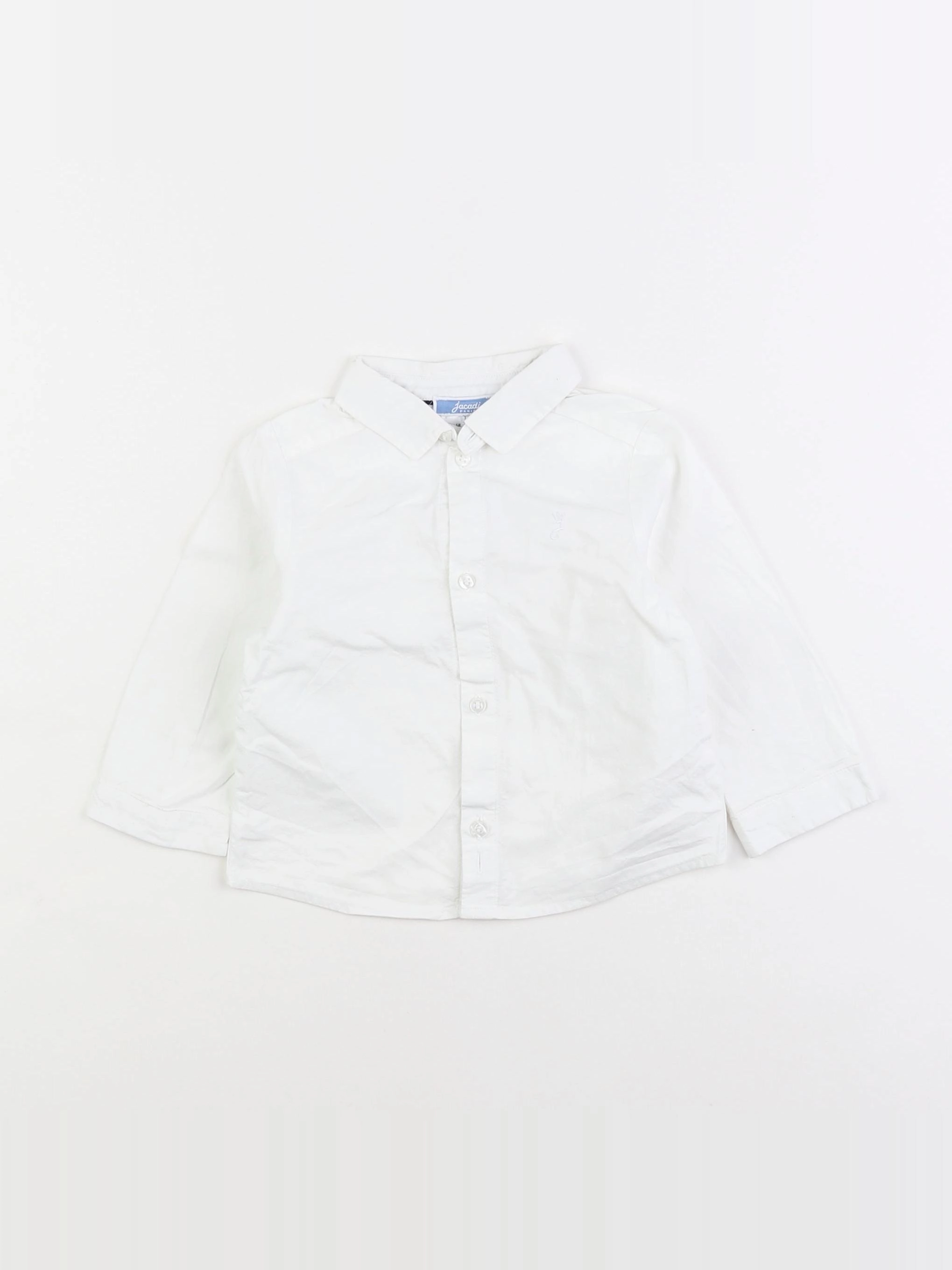 Jacadi - chemise blanc - 12 mois