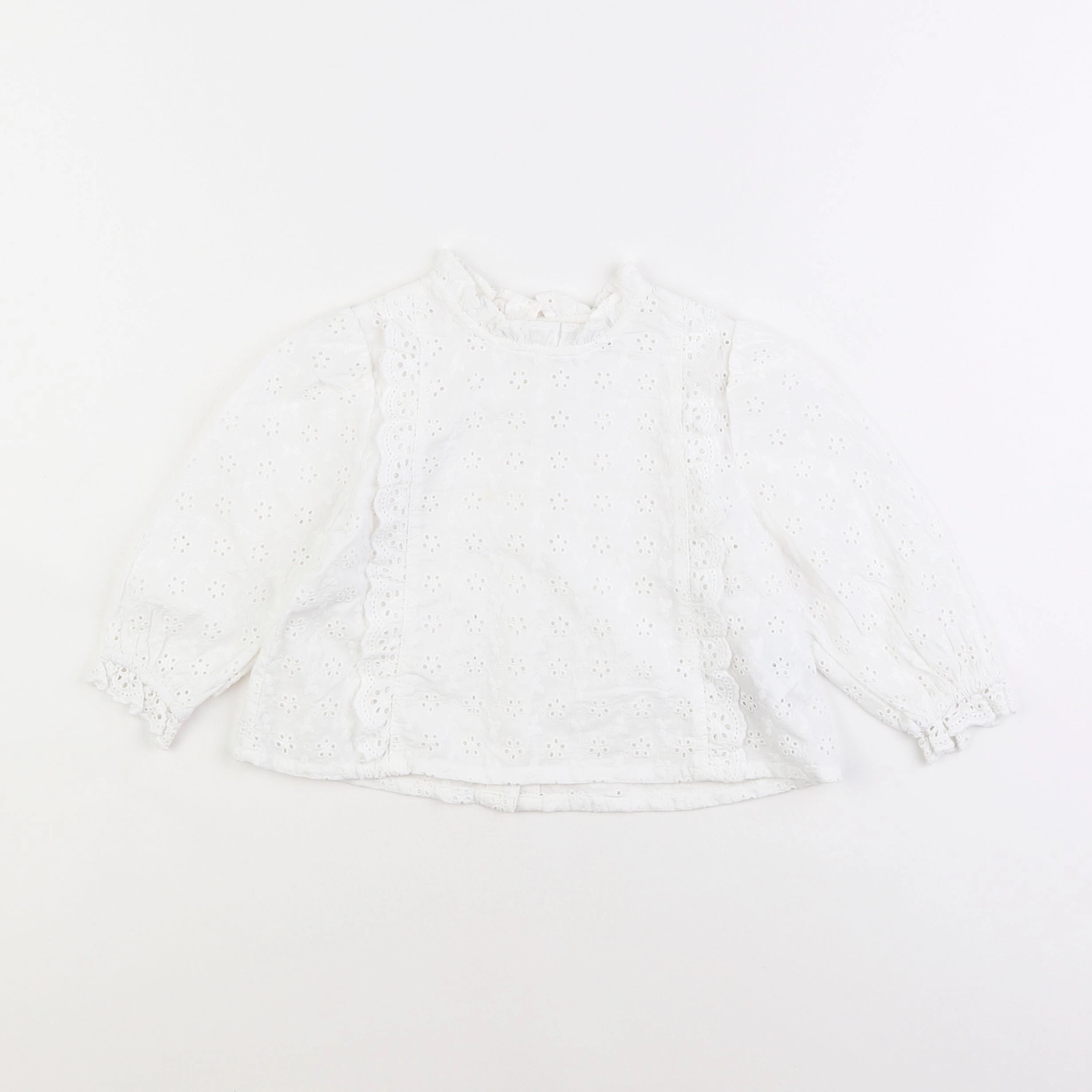 Vertbaudet - blouse blanc - 18 mois