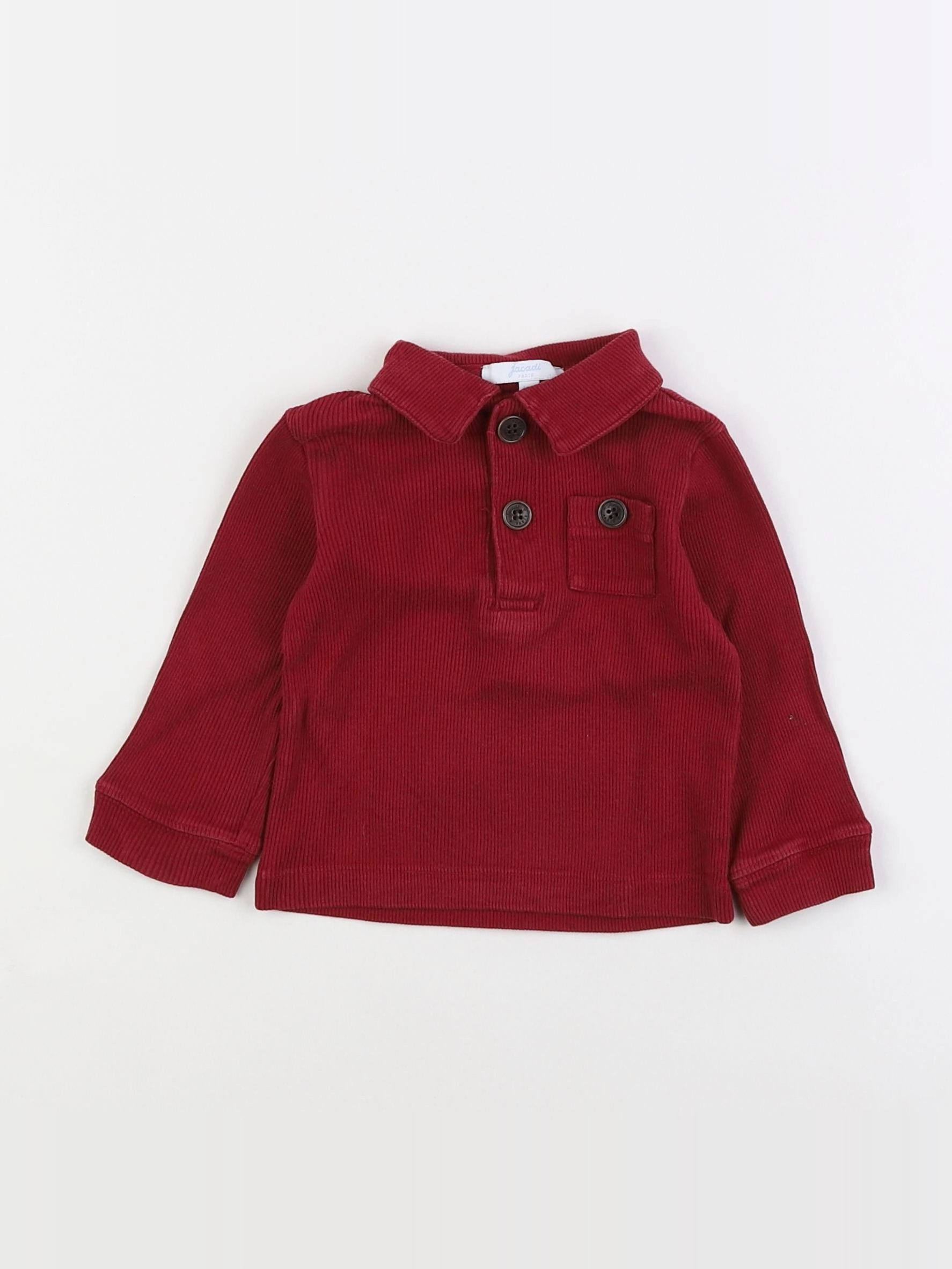Jacadi - polo rouge - 12 mois