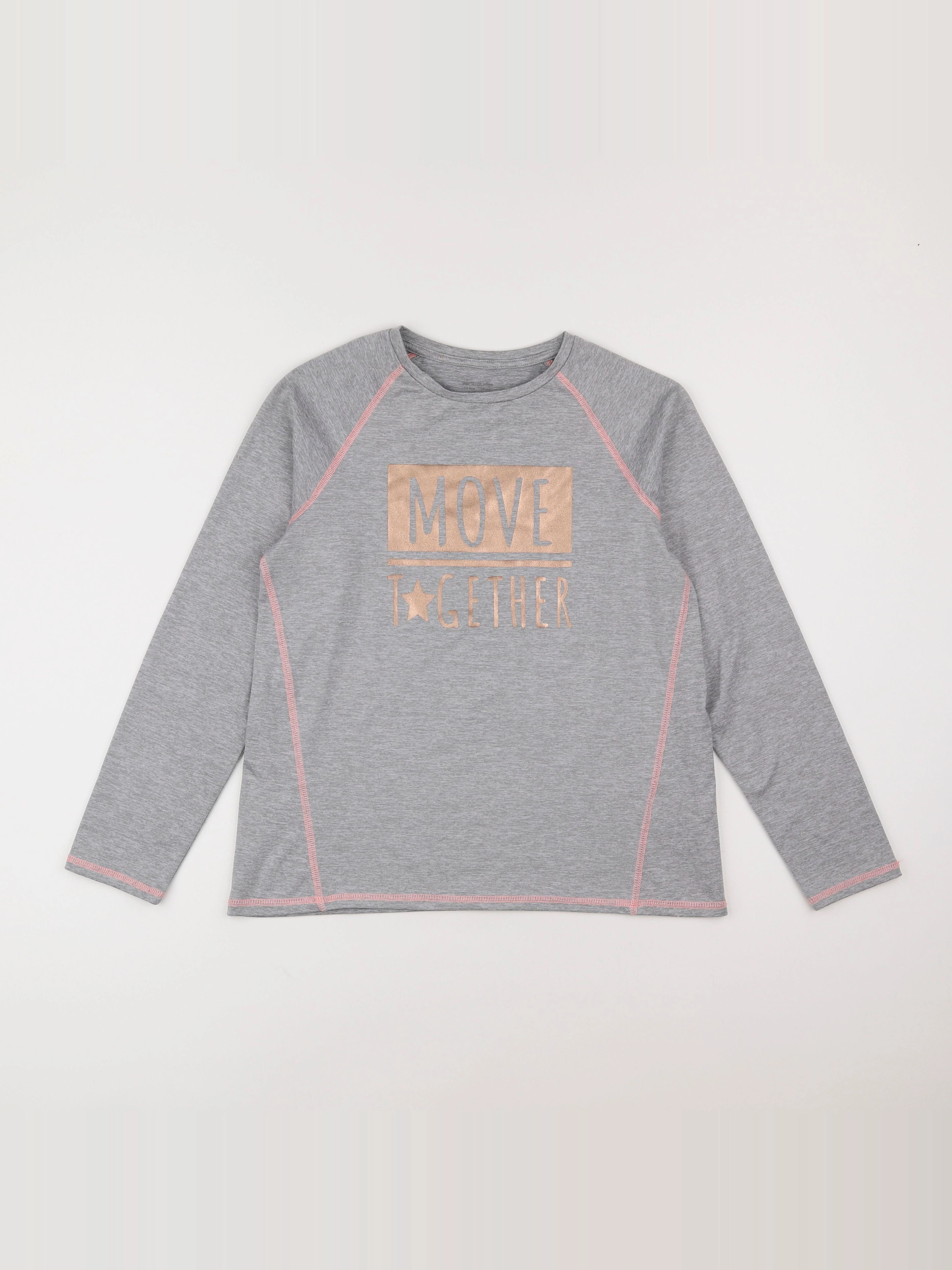 Vertbaudet - tee-shirt gris - 13/14 ans