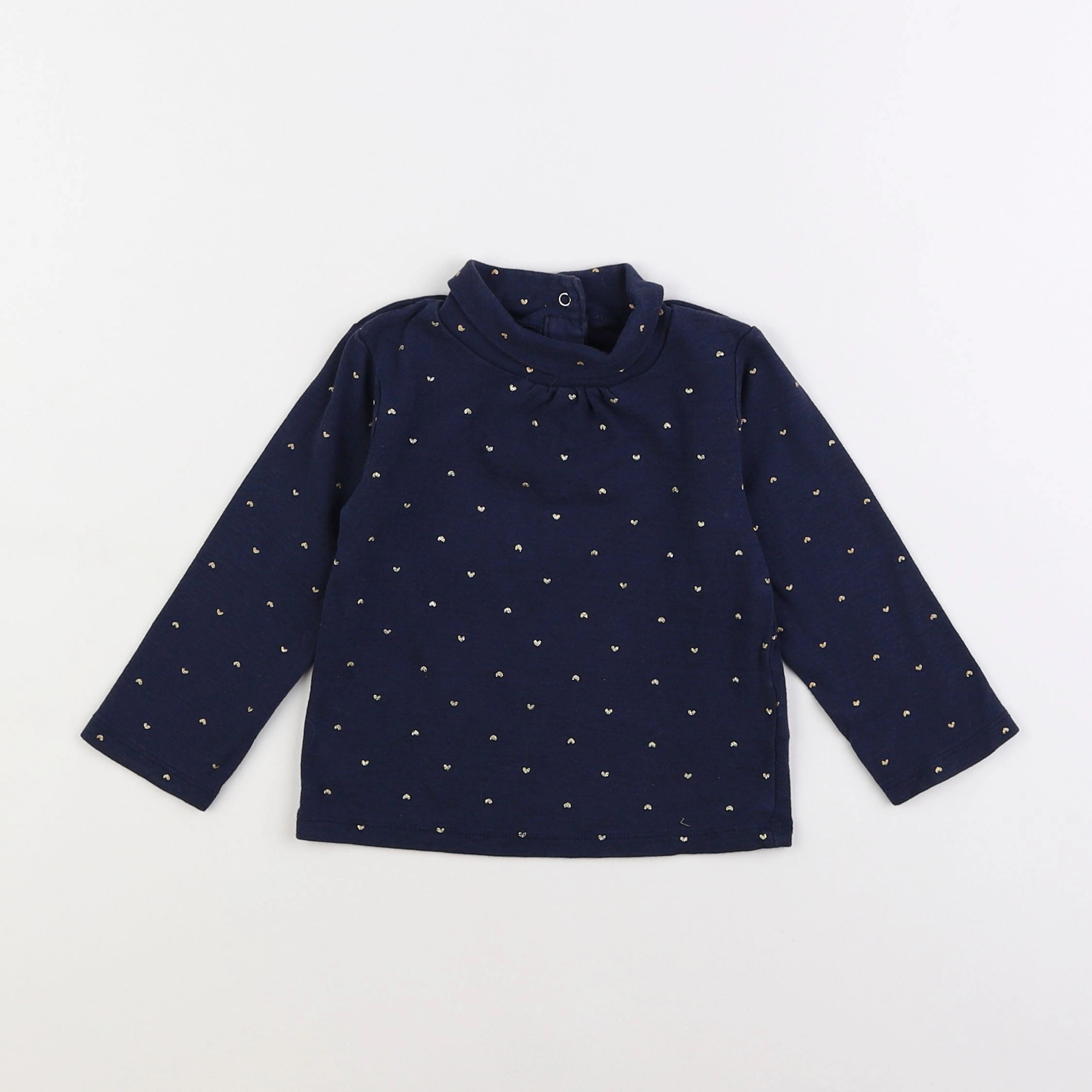 Vertbaudet - sous-pull bleu - 2 ans