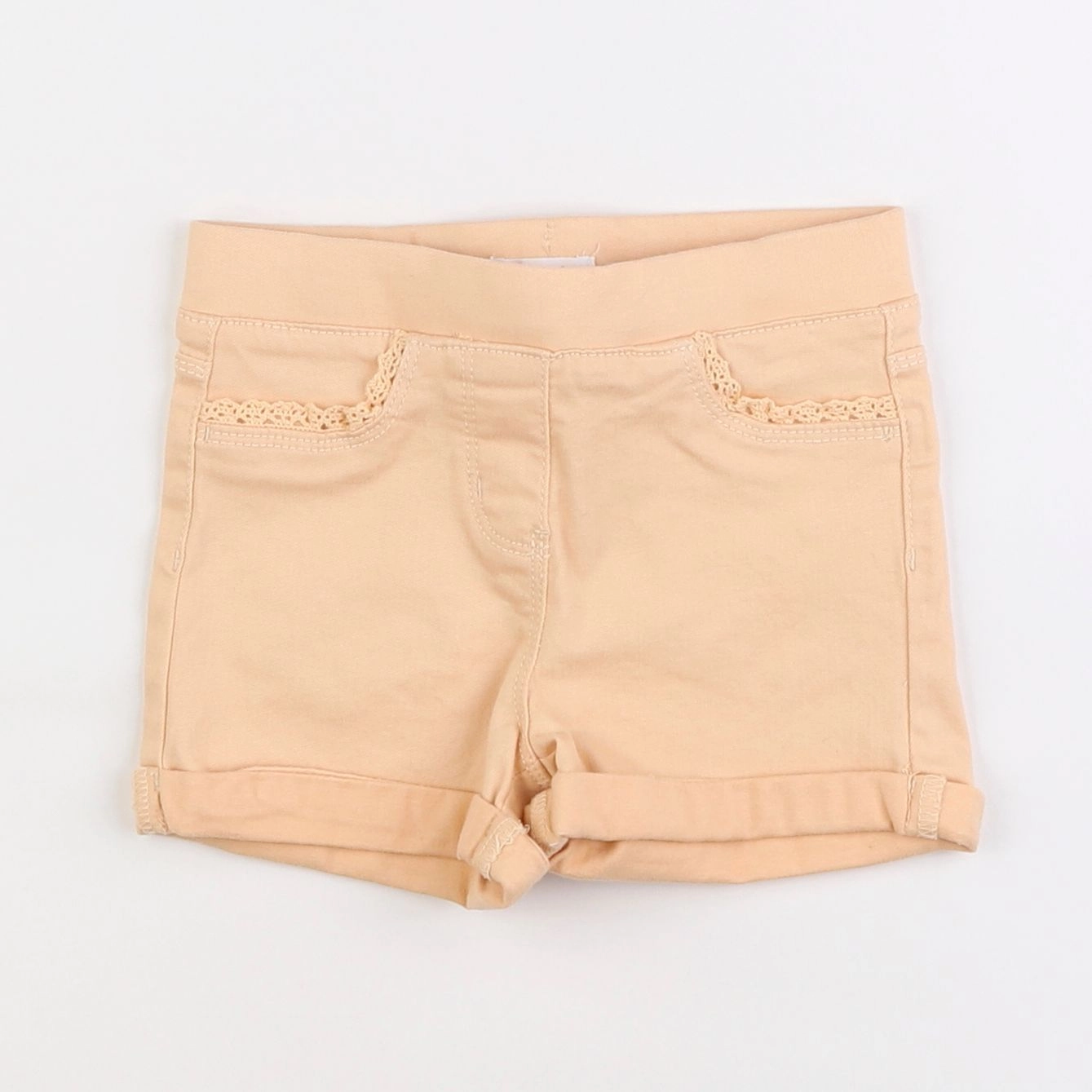 Vertbaudet - short orange - 4 ans