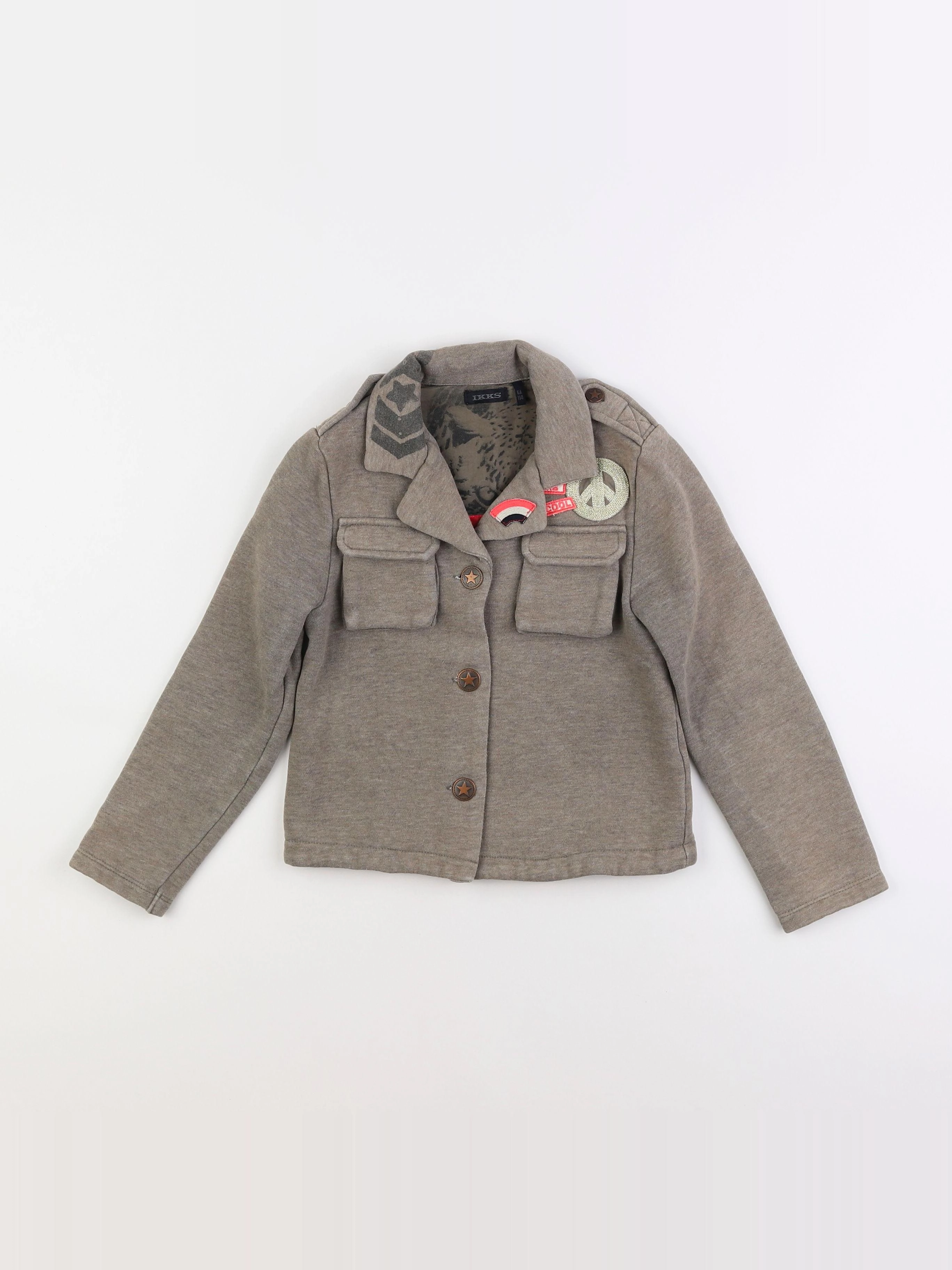 IKKS - veste beige - 6 ans