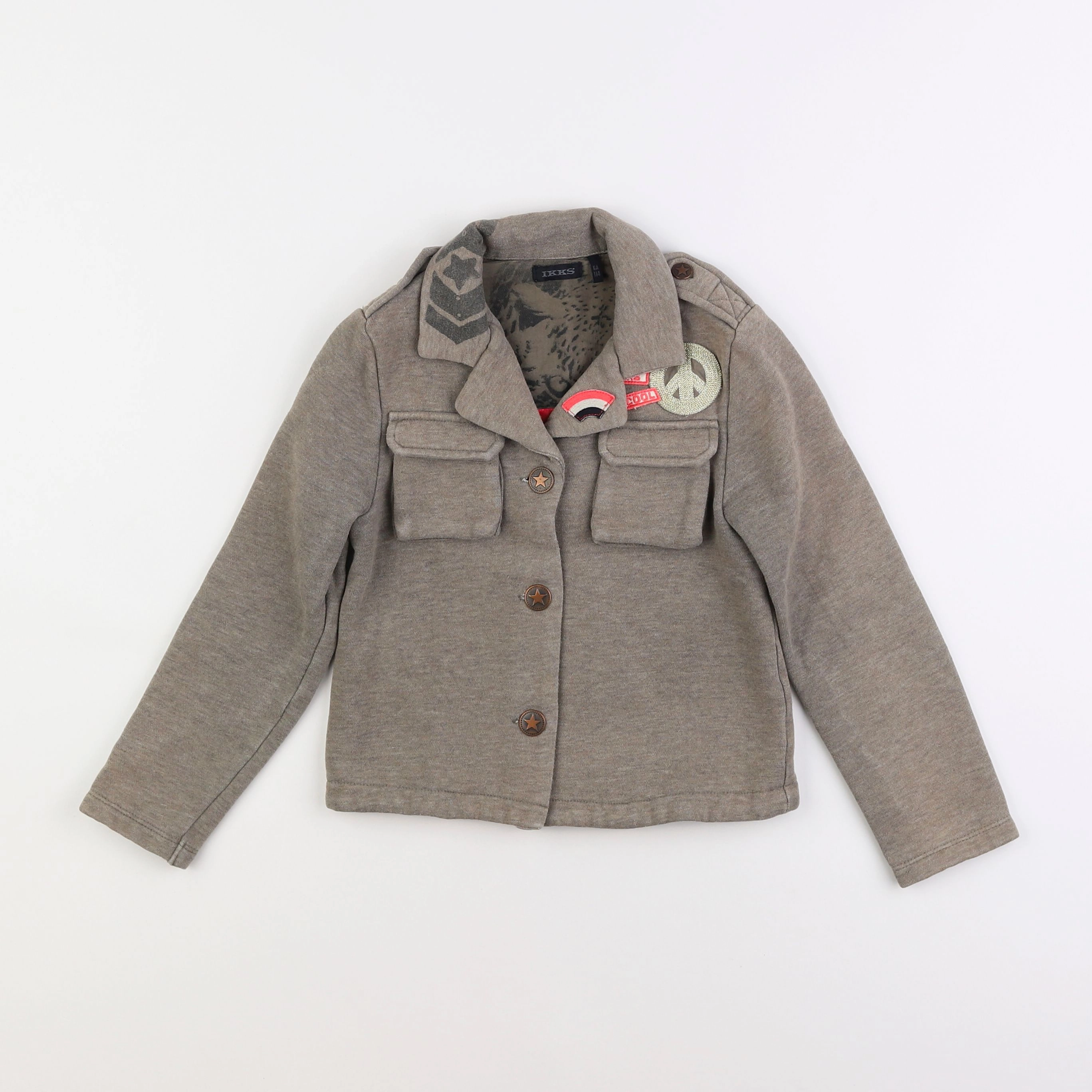 IKKS - veste beige - 6 ans