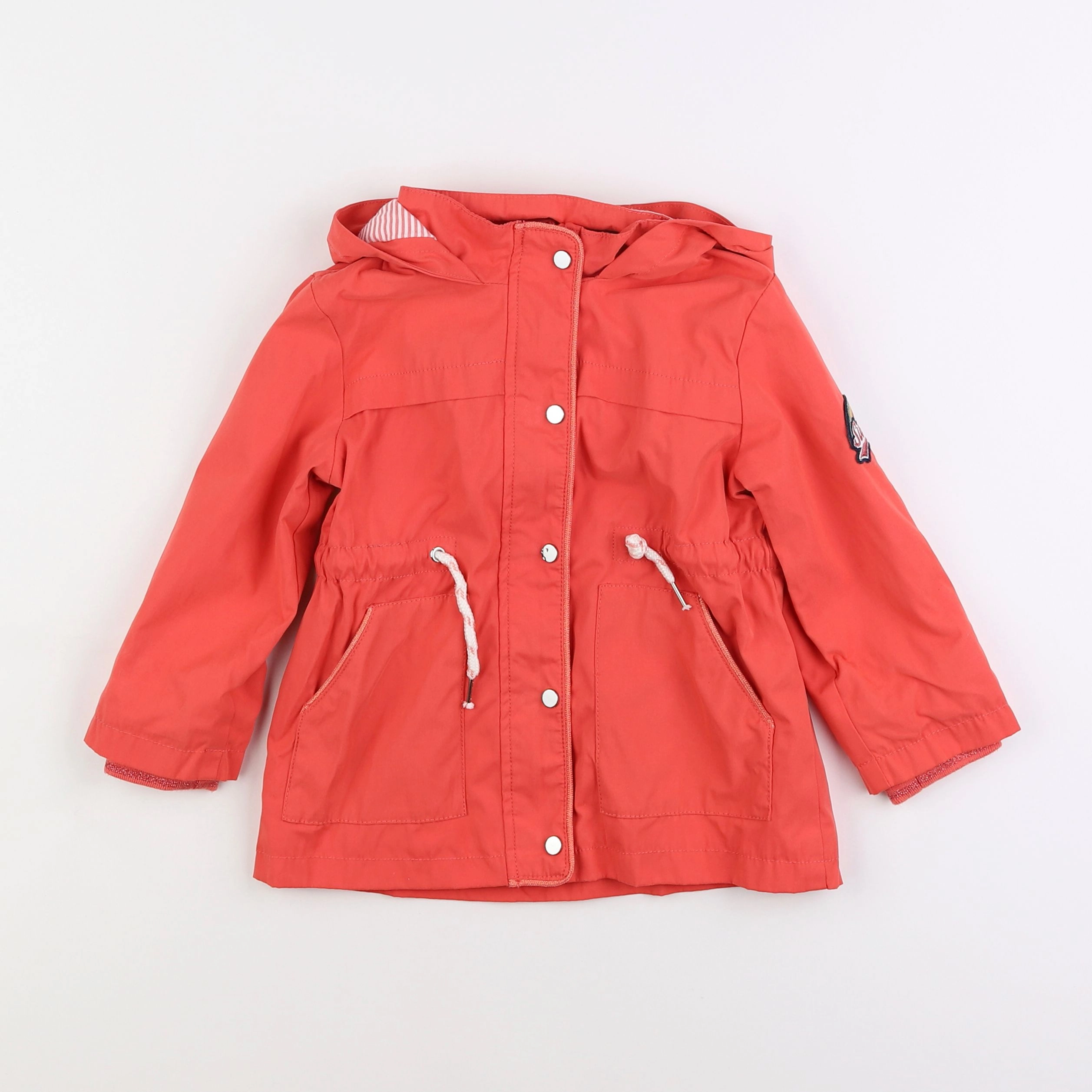 Vertbaudet - coupe-vent rouge - 3 ans