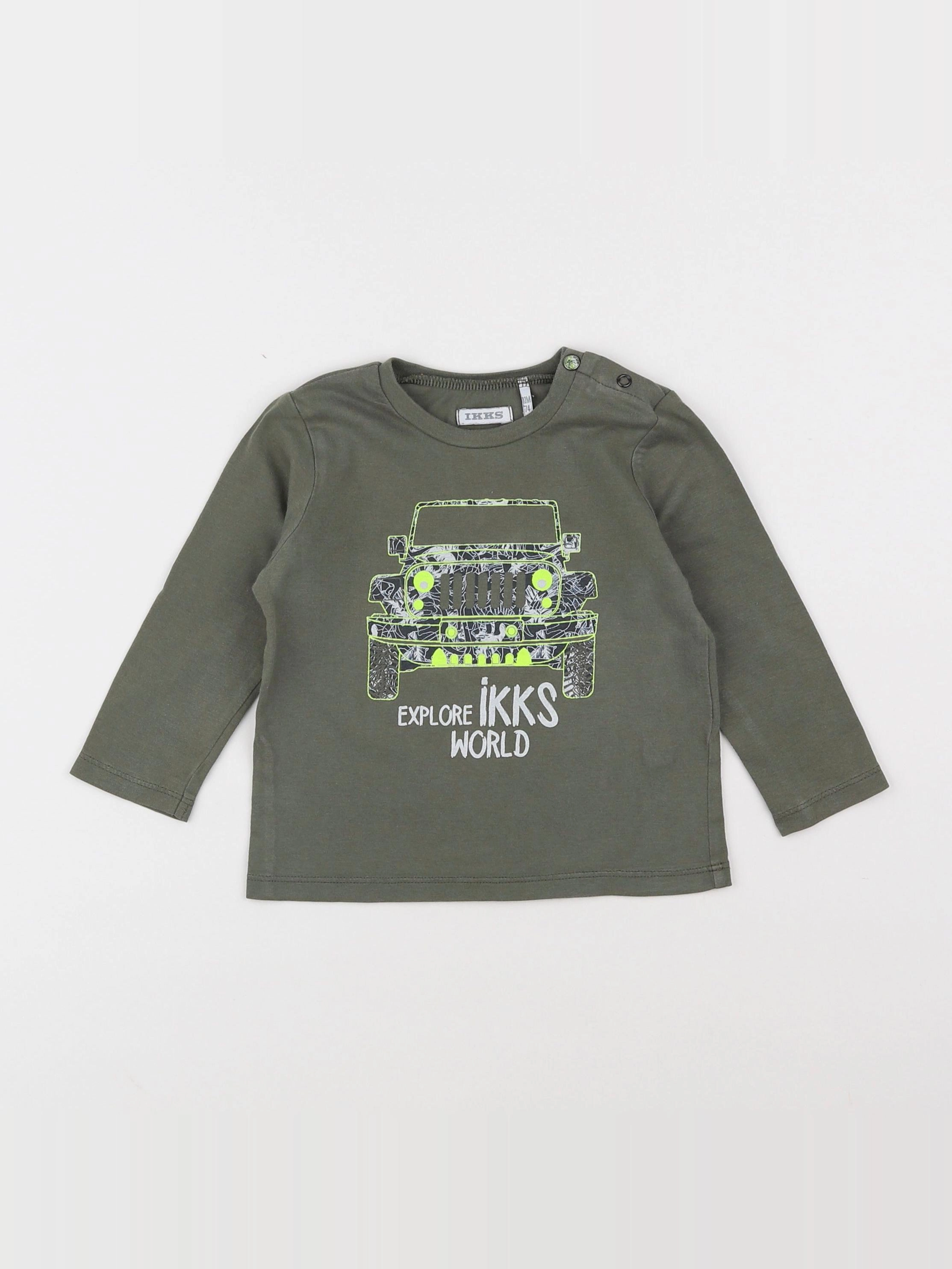 IKKS - tee-shirt vert - 12 mois