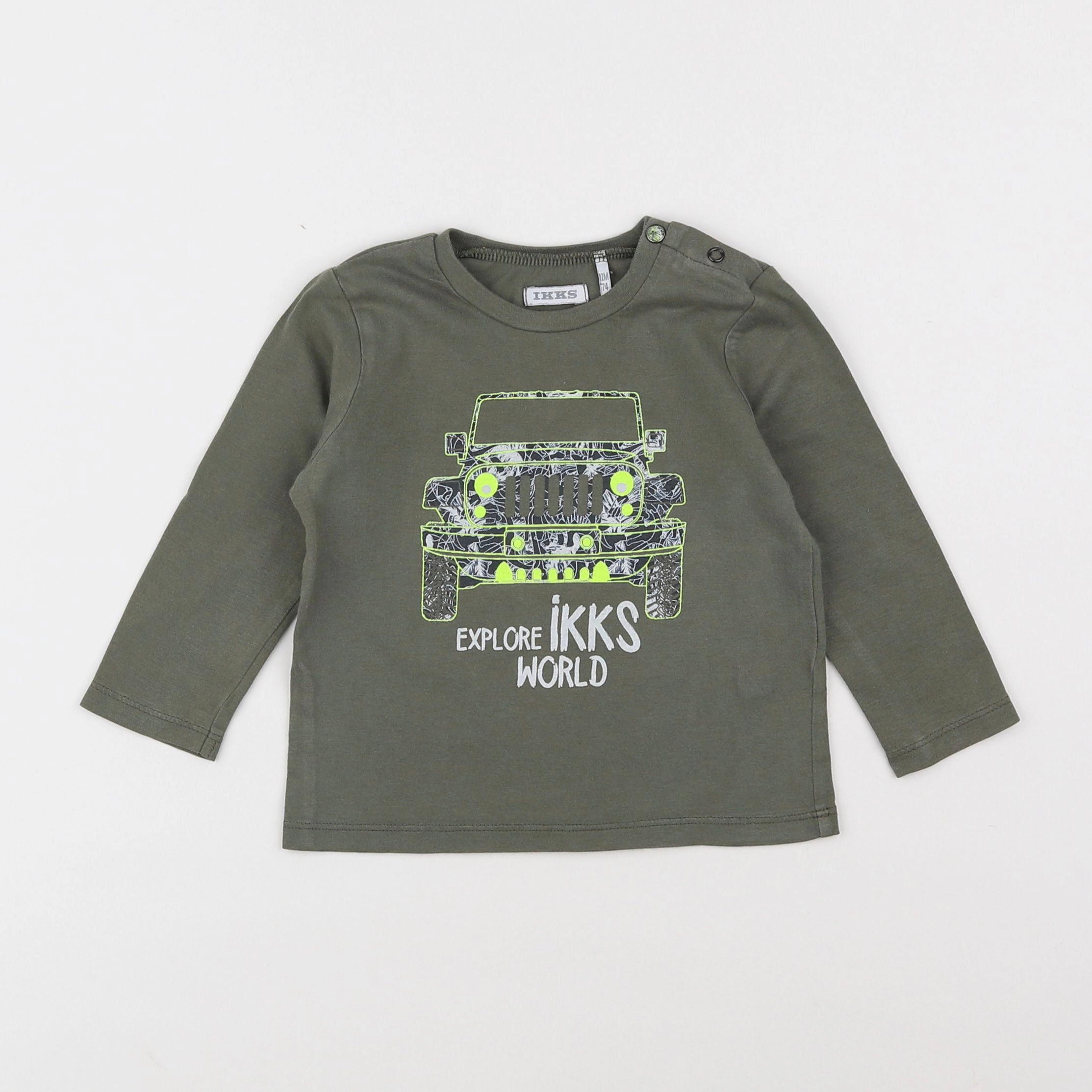 IKKS - tee-shirt vert - 12 mois