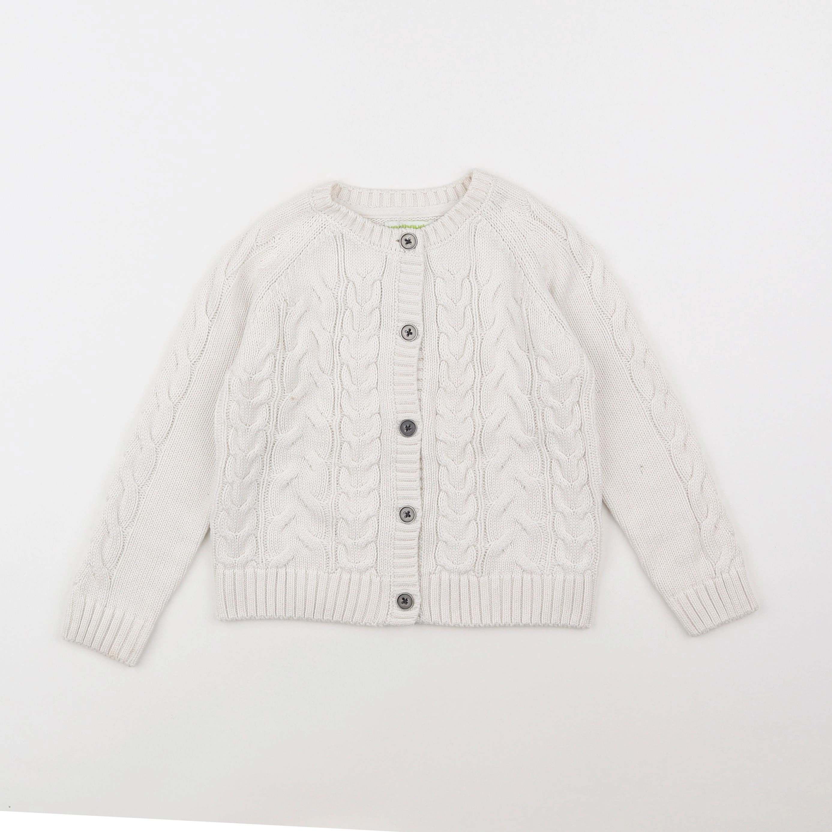 Vertbaudet - gilet blanc - 5 ans