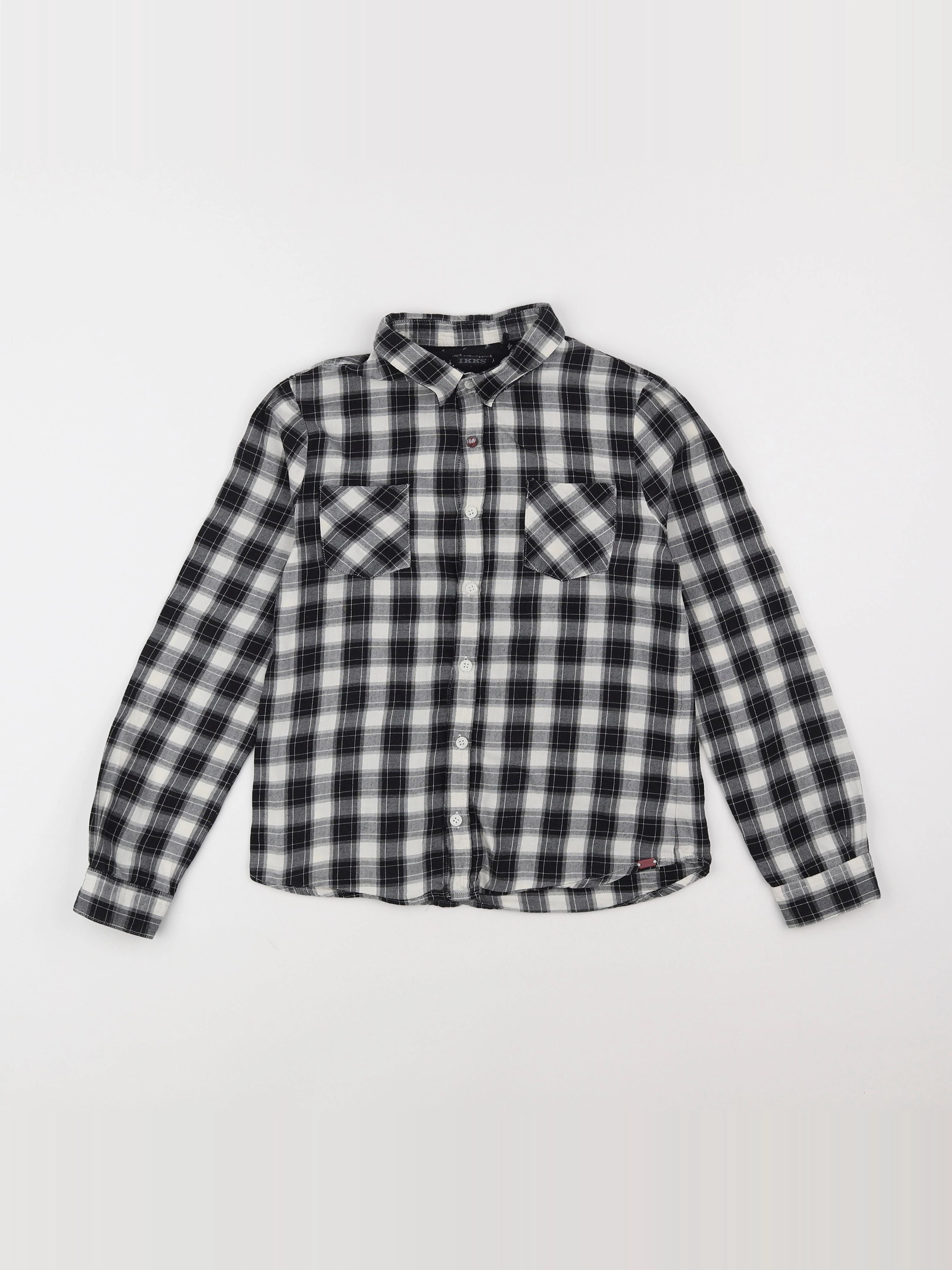 IKKS - chemise noir - 10 ans