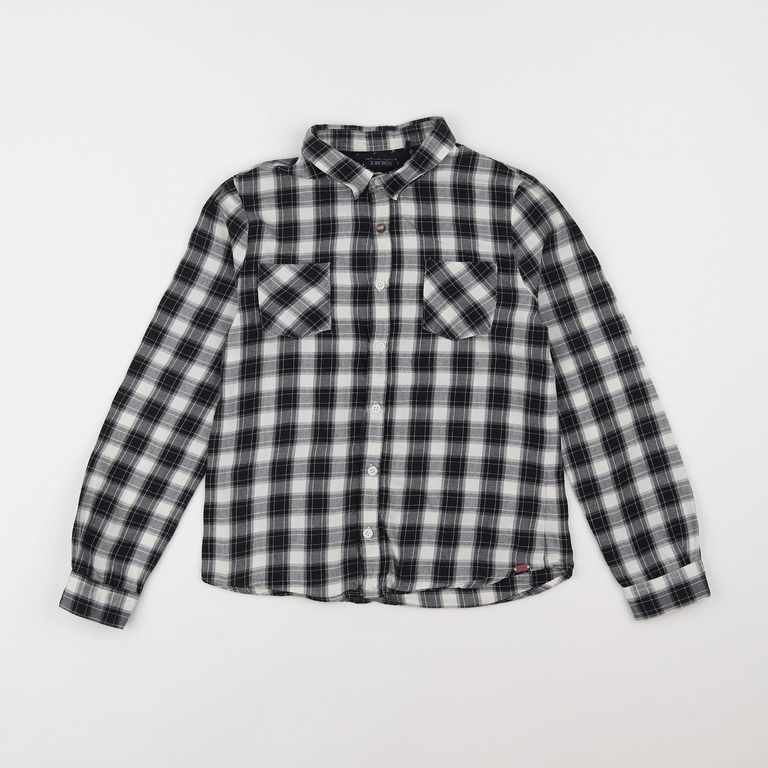IKKS - chemise noir - 10 ans