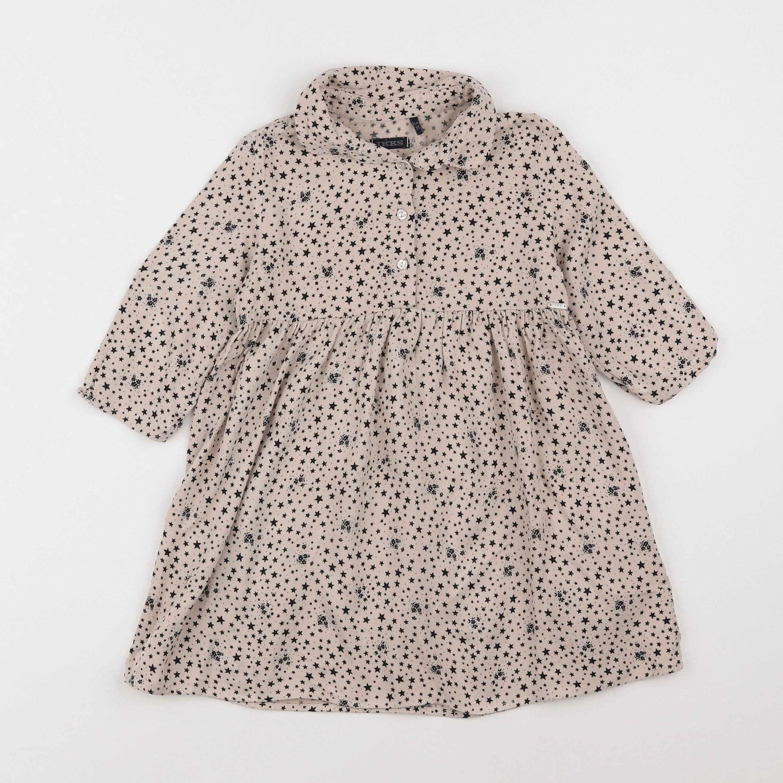 IKKS - robe beige - 3 ans