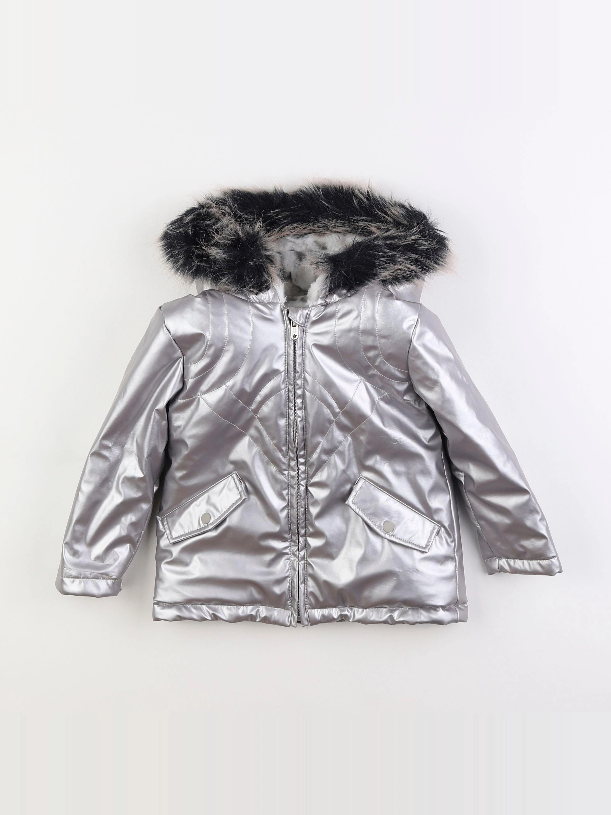 IKKS - veste doublé gris - 3 ans