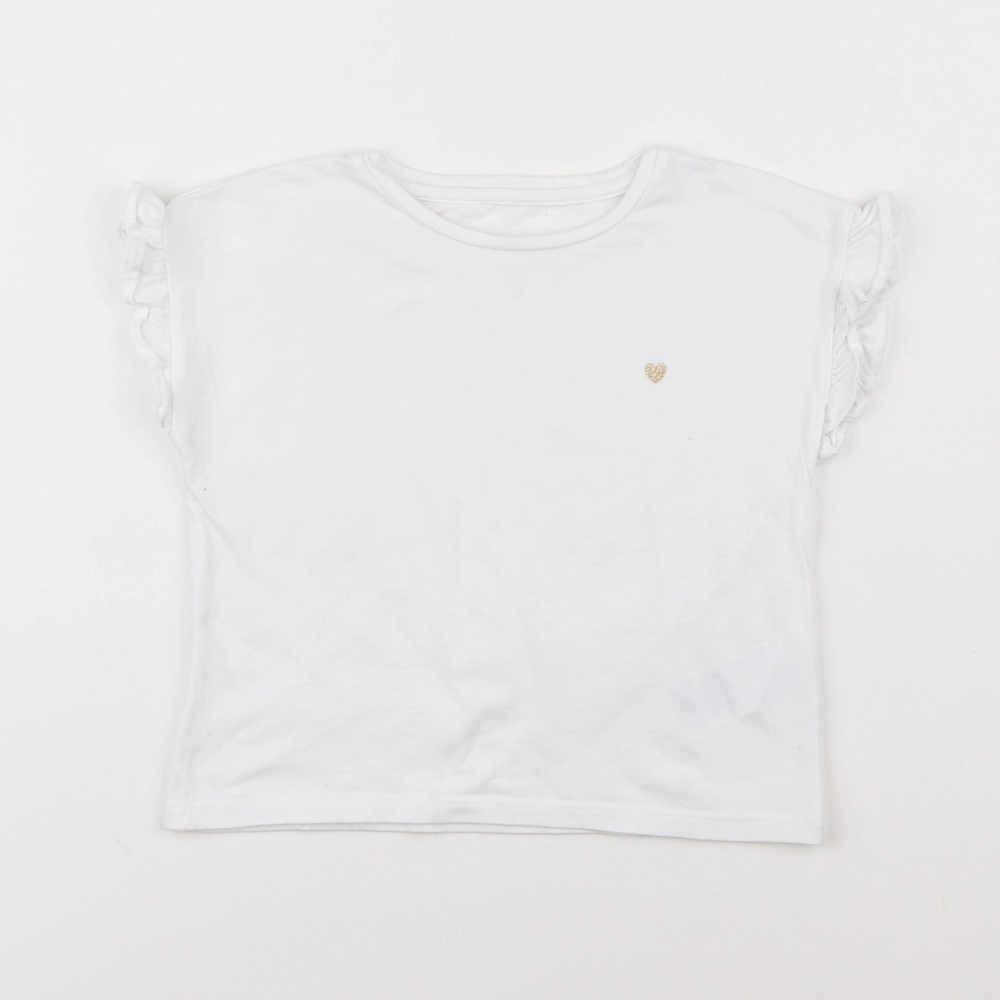 Vertbaudet - tee-shirt blanc - 4 ans