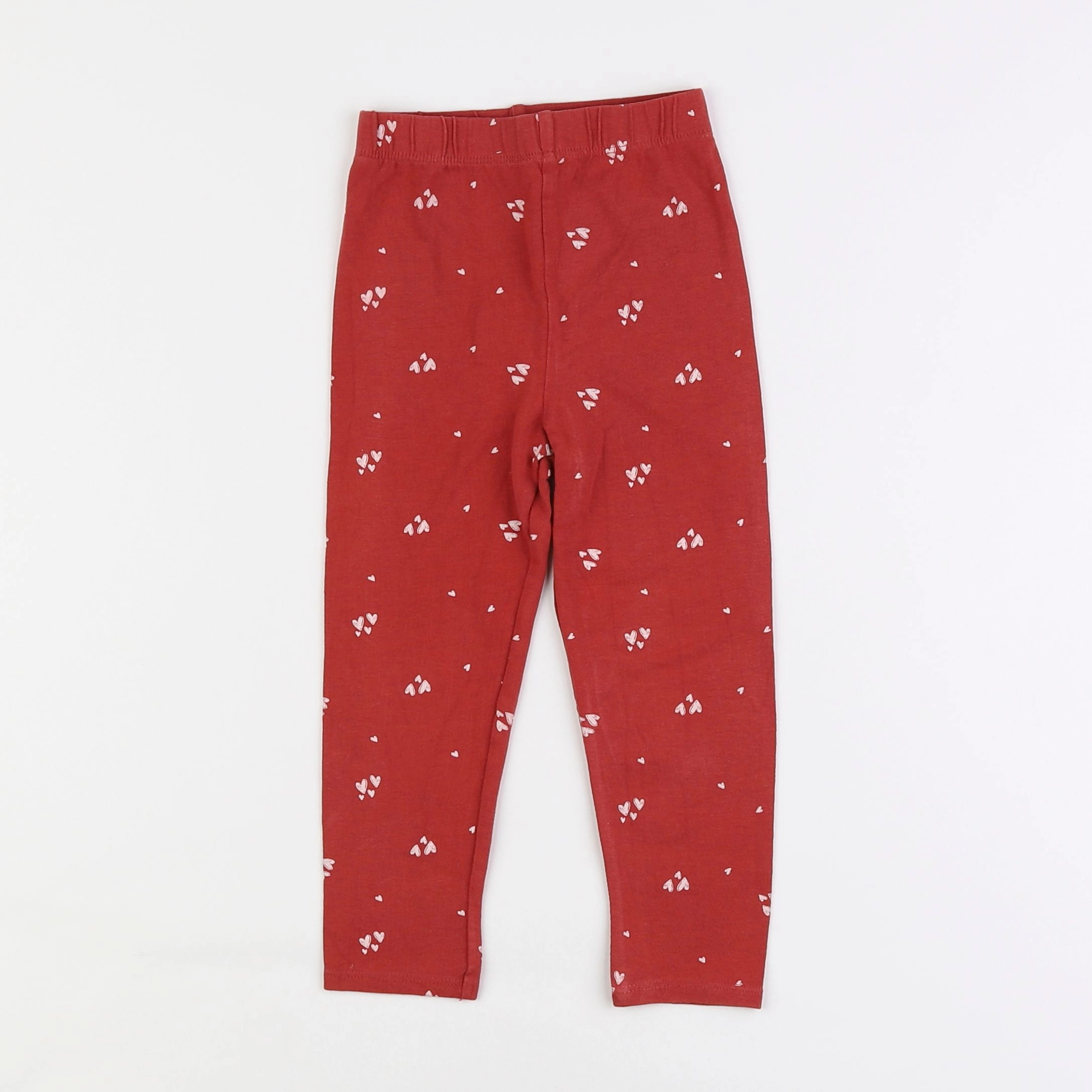 Vertbaudet - legging rouge - 3 ans