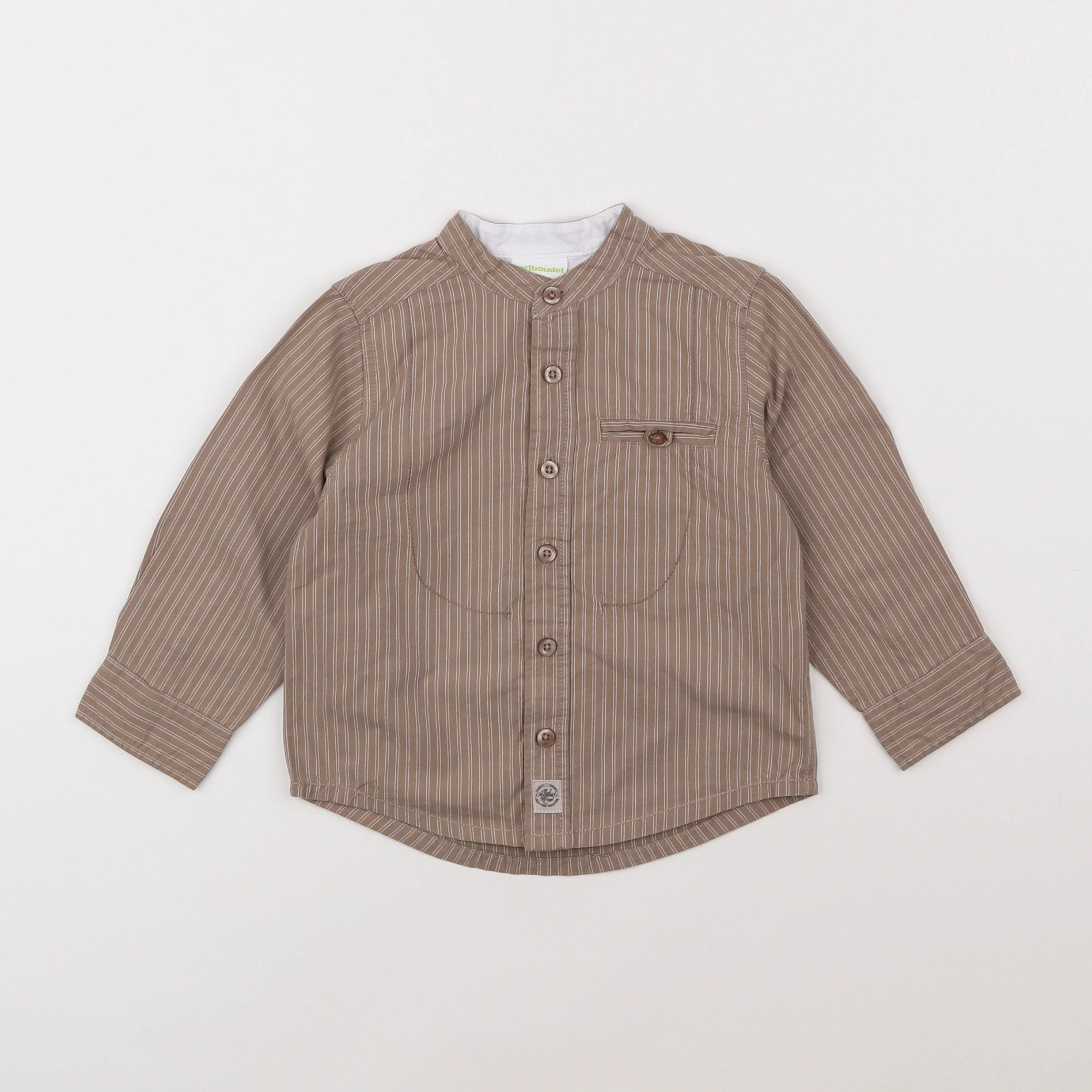 Vertbaudet - chemise marron - 2 ans