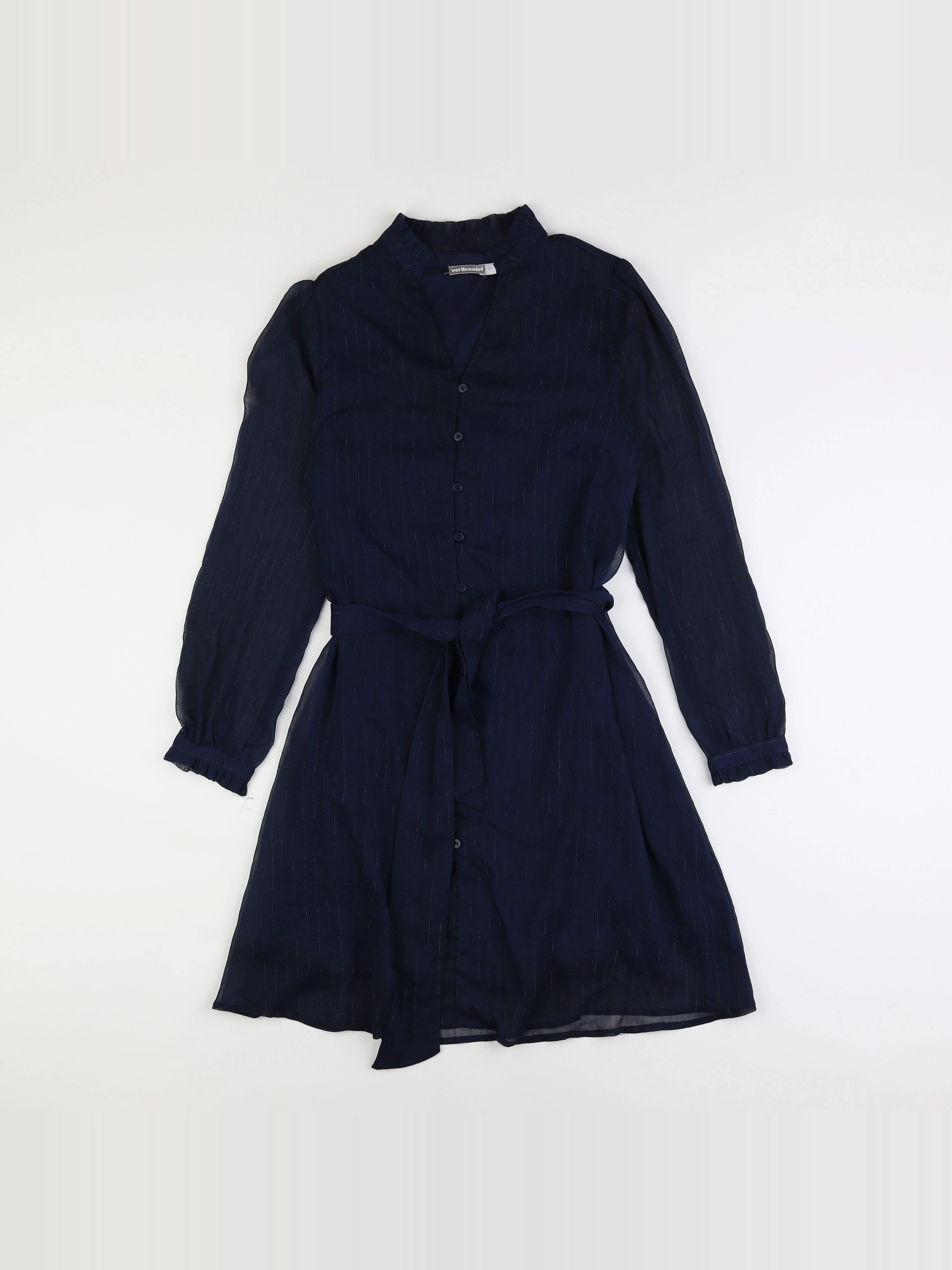 Vertbaudet - robe grossesse bleu - 34