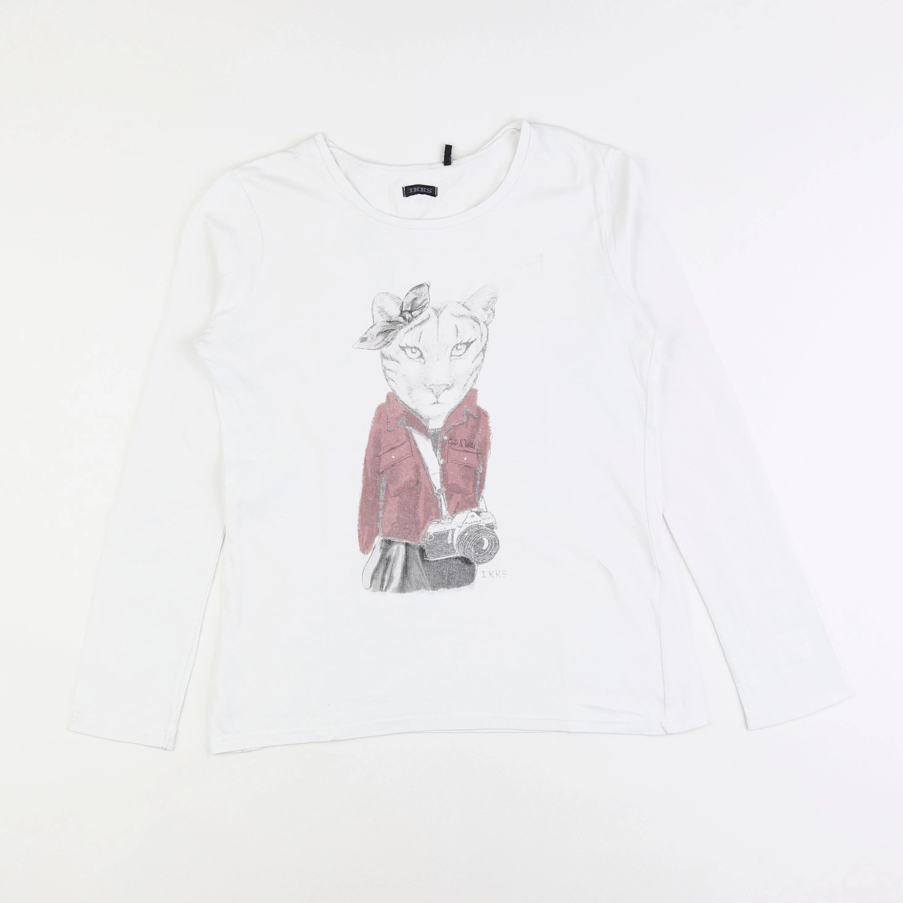 IKKS - tee-shirt blanc - 12 ans