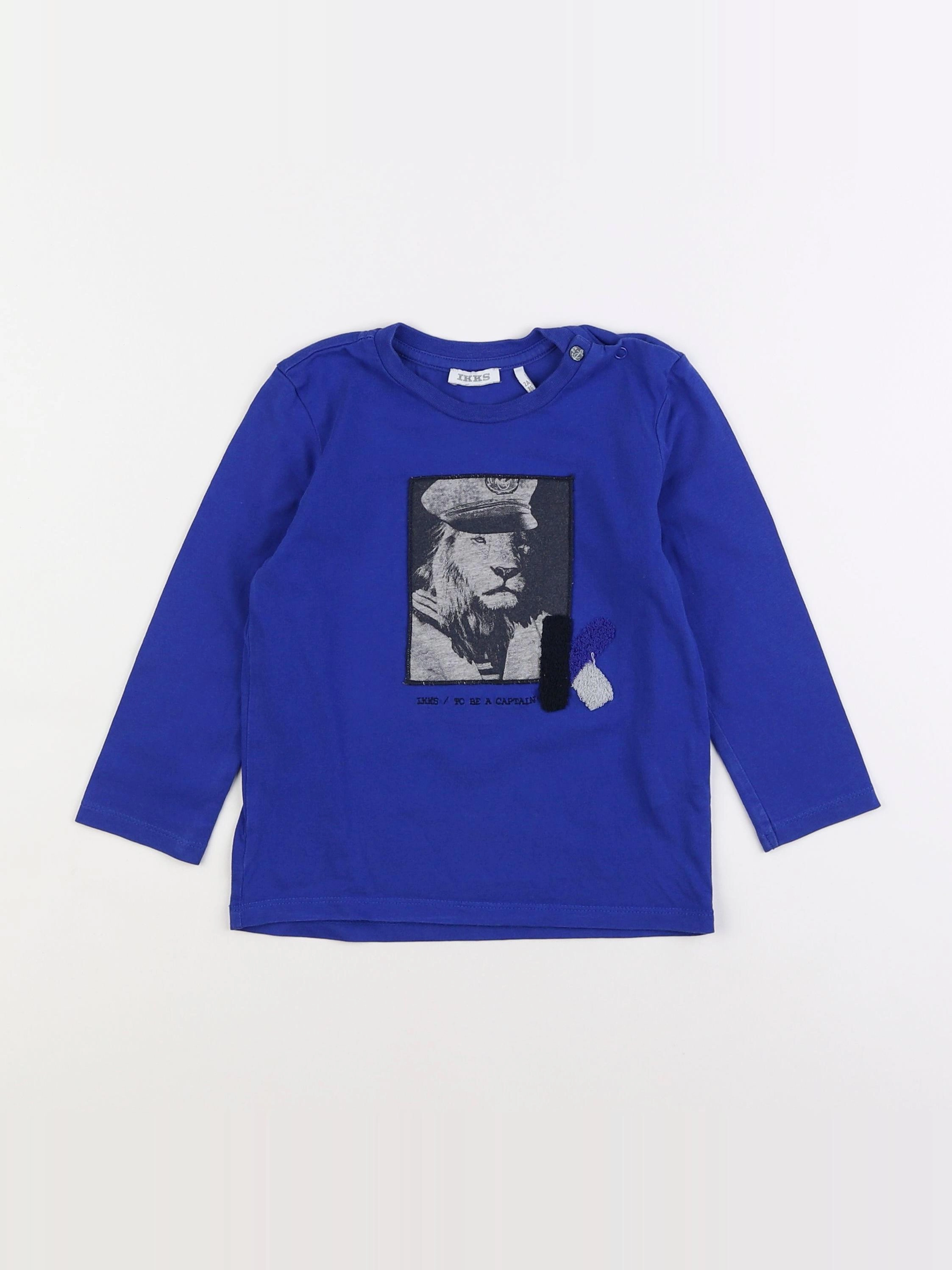 IKKS - tee-shirt bleu - 12 ans