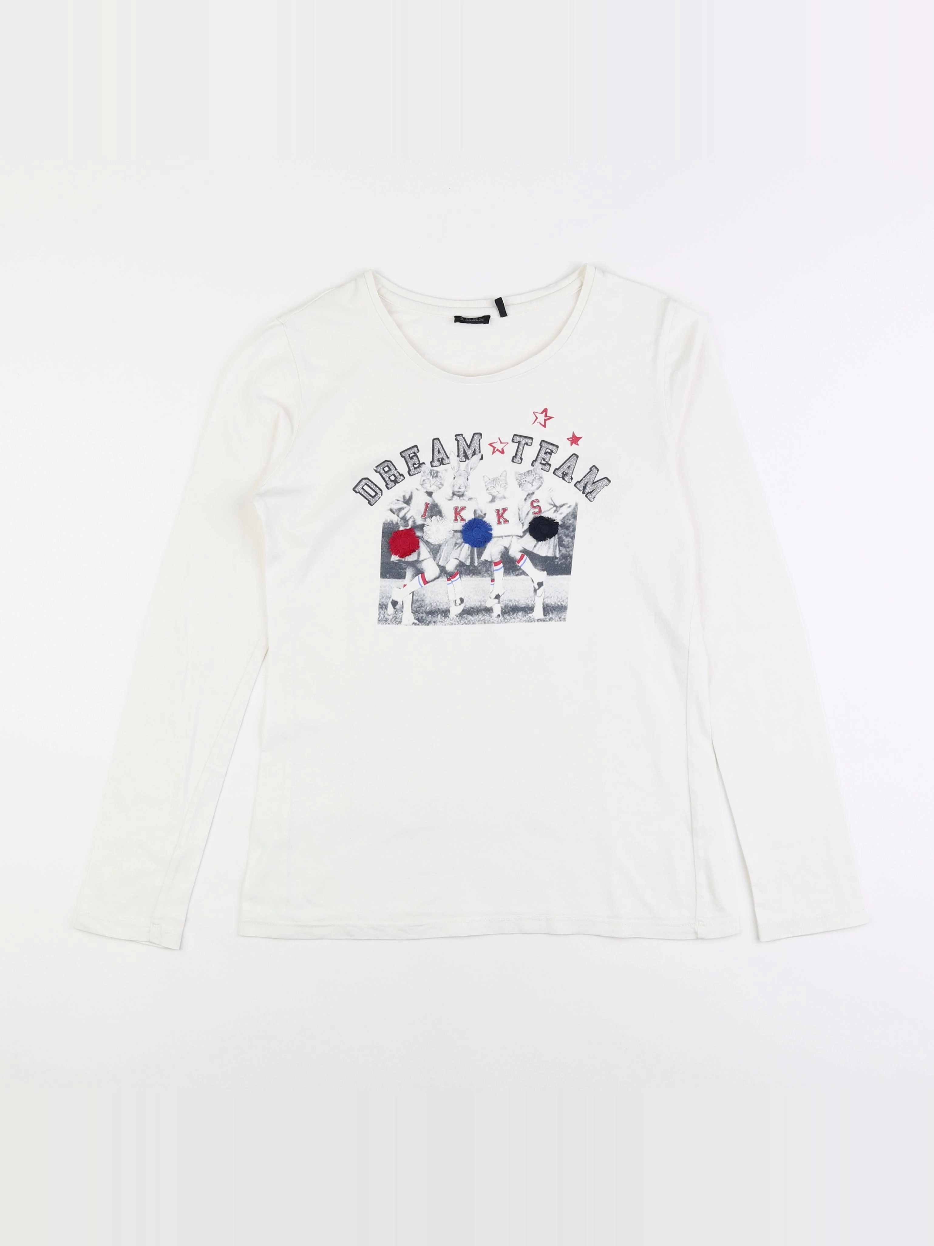 IKKS - tee-shirt blanc - 14 ans