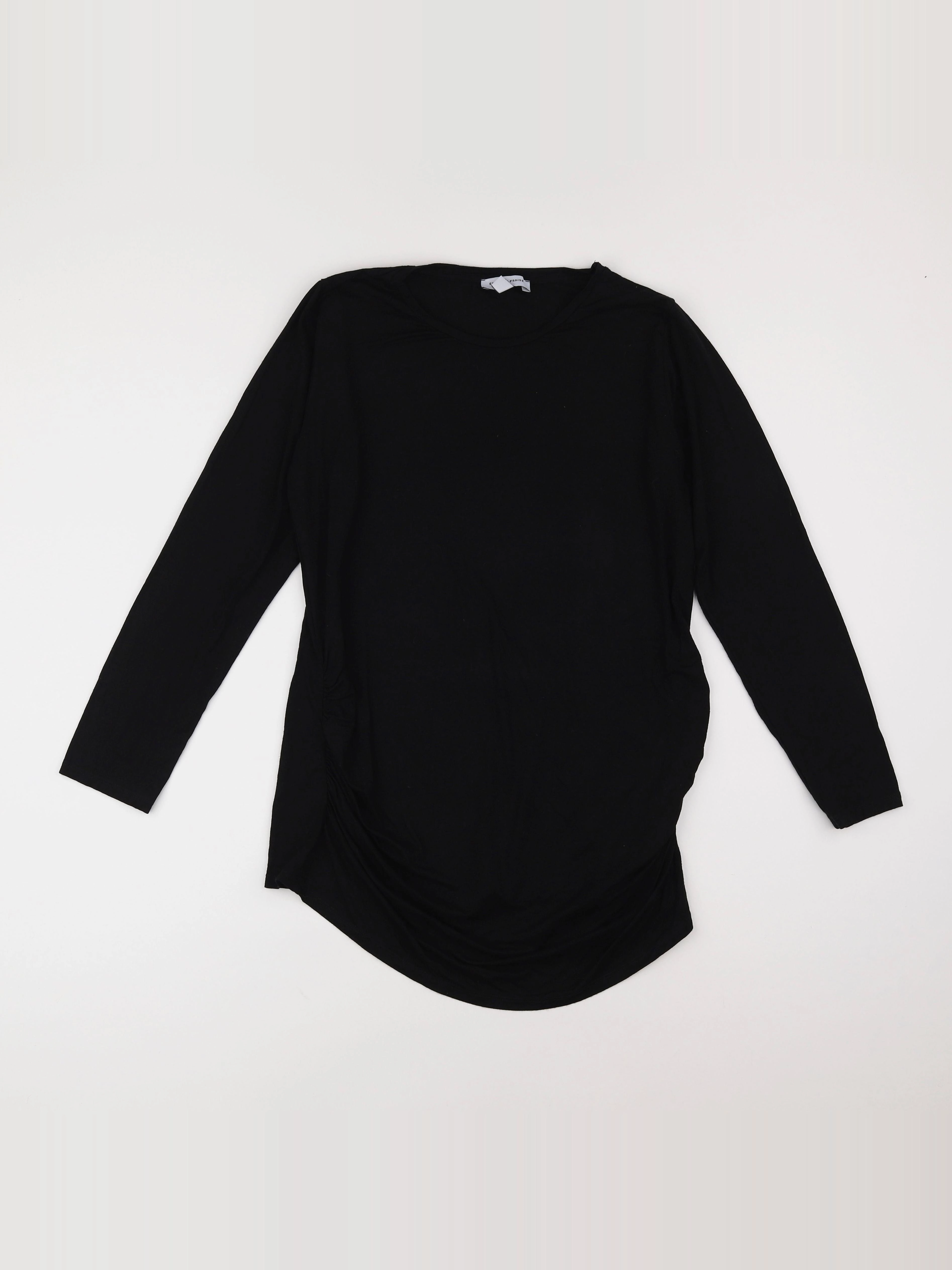 Envie de fraise - tee-shirt grossesse noir - 40 à 42