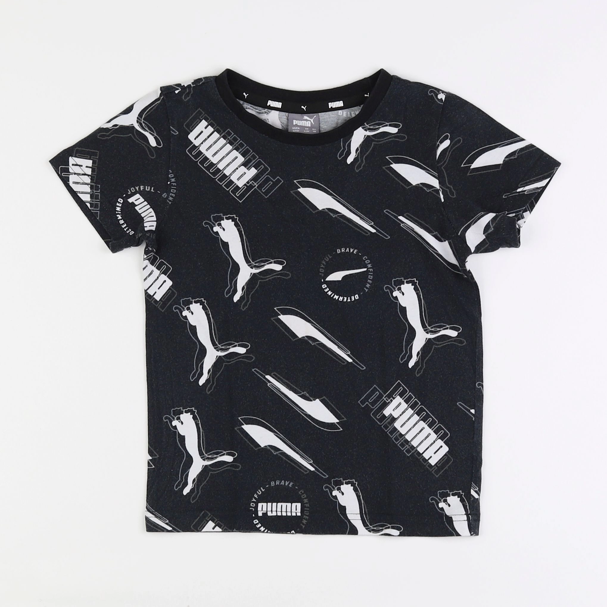 Puma - tee-shirt noir - 4/5 ans