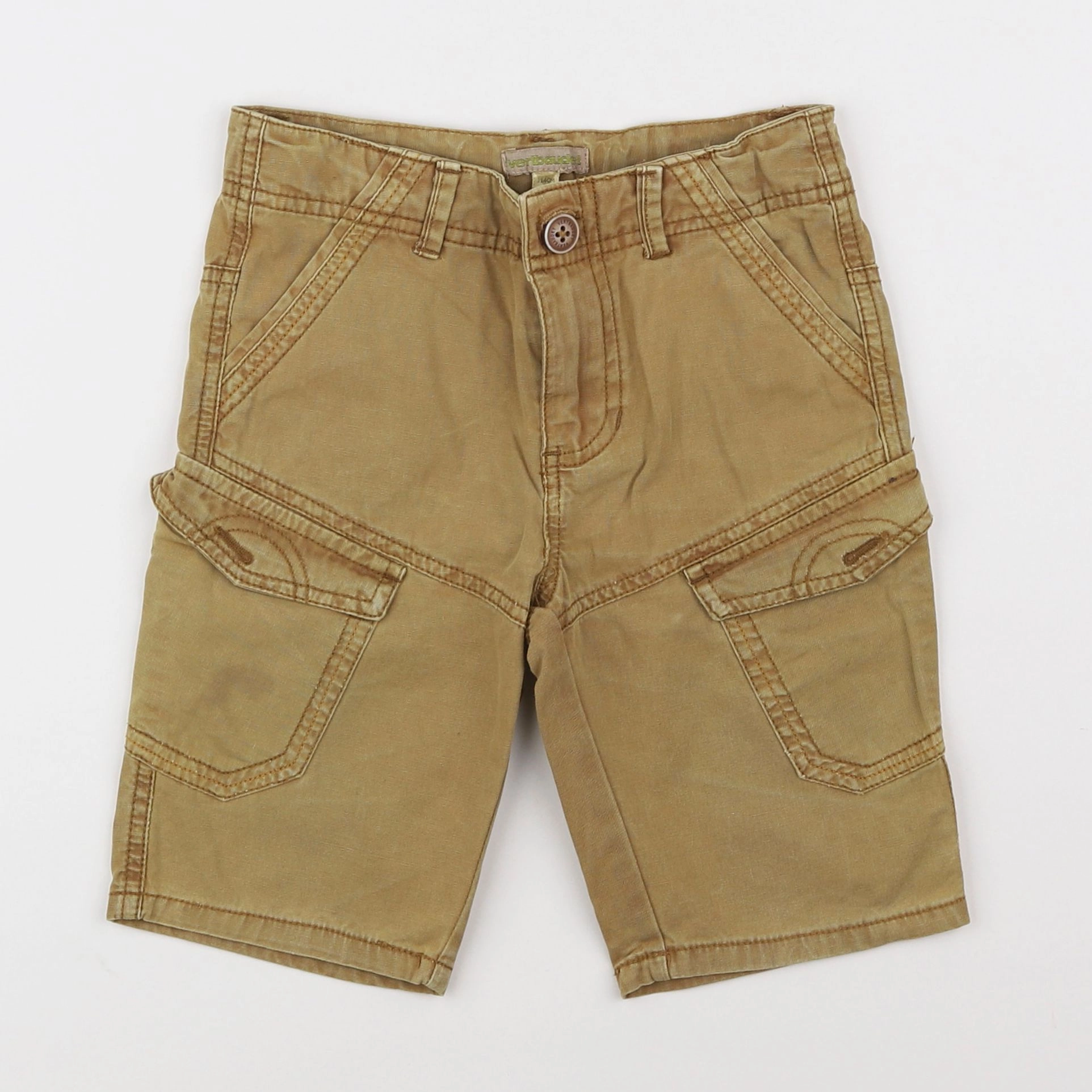 Vertbaudet - short marron - 6 ans