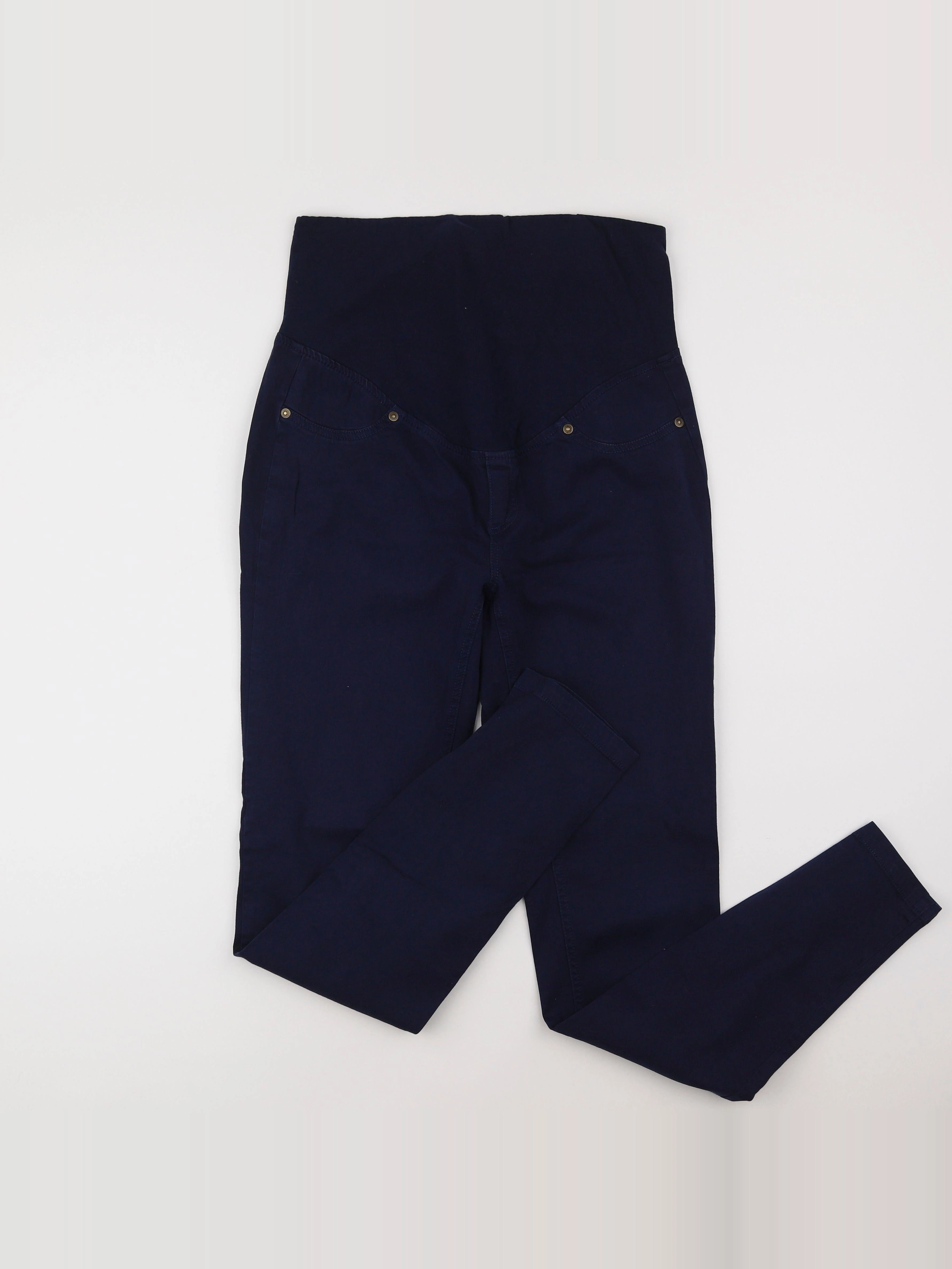 Vertbaudet - pantalon grossesse bleu - 40