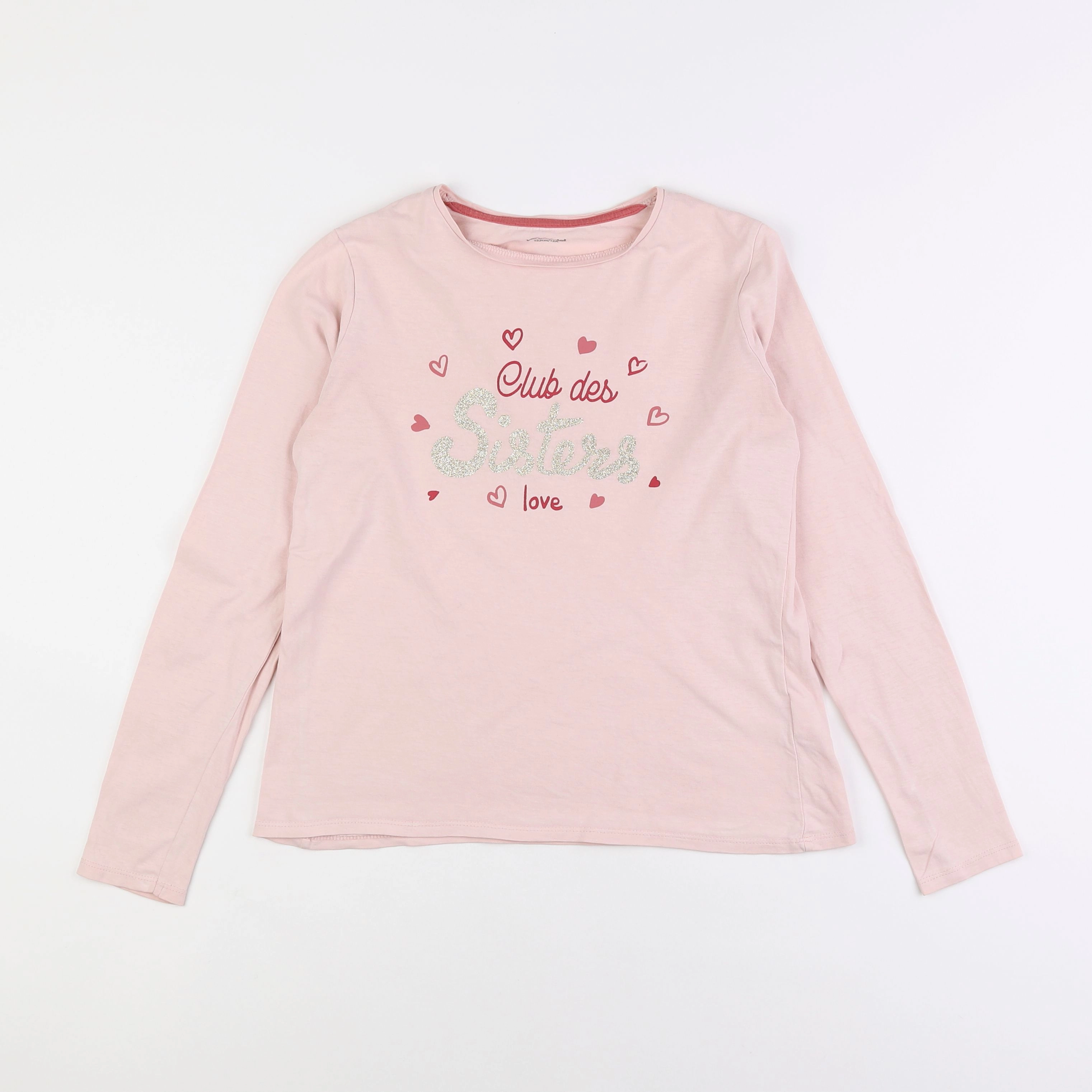 Vertbaudet - tee-shirt rose - 12 ans