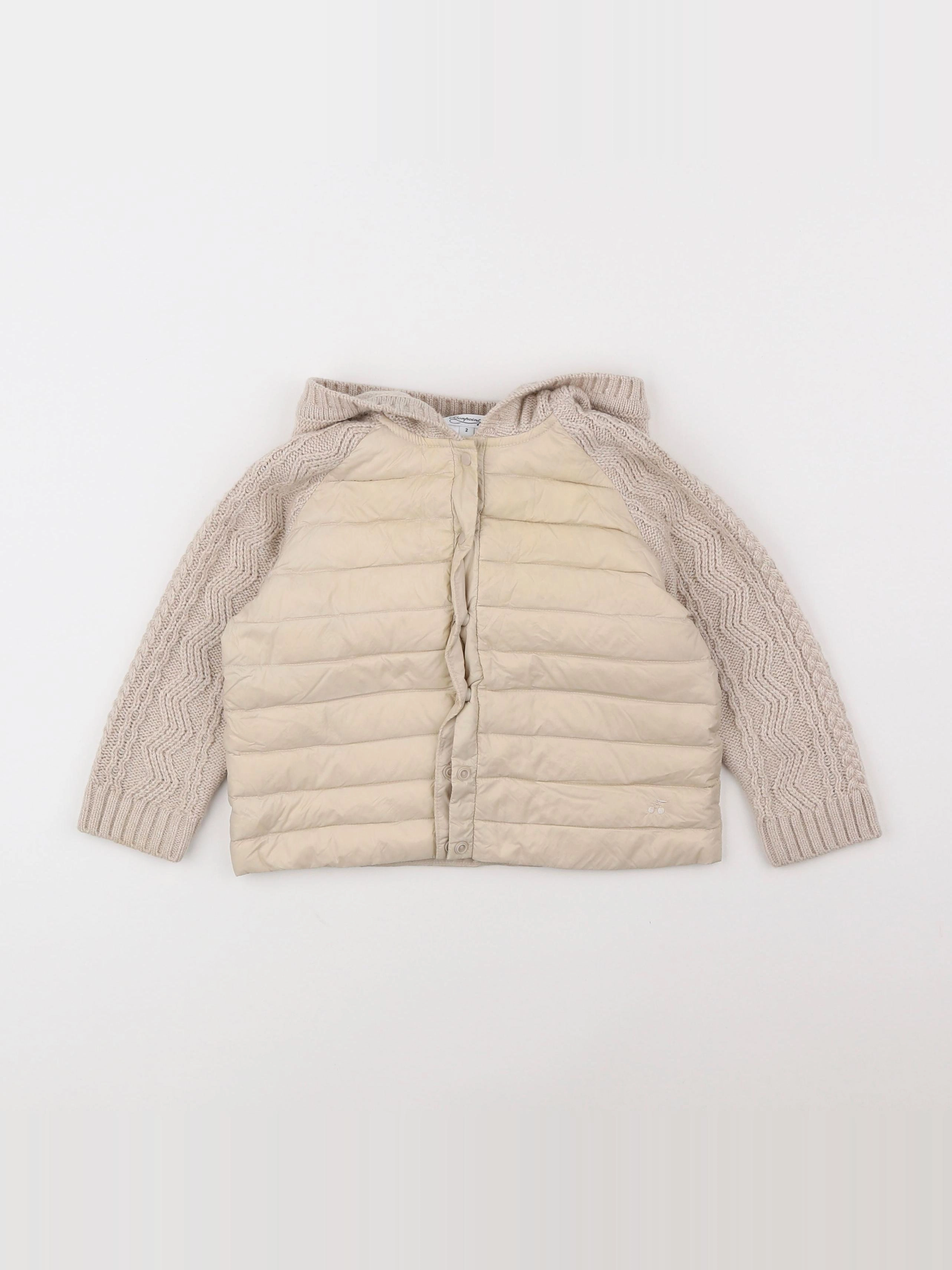 Bonpoint - veste beige - 2 ans