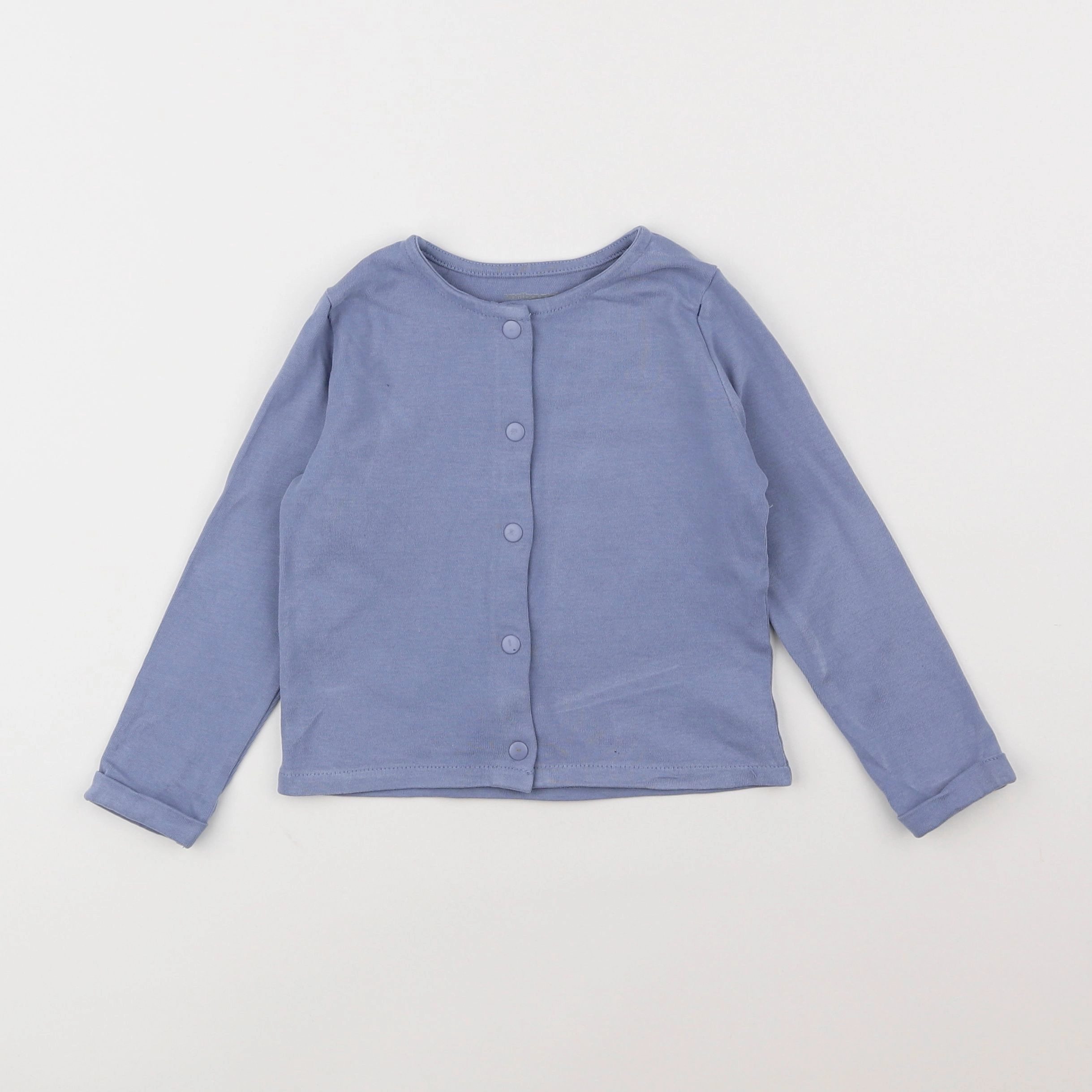 Vertbaudet - tee-shirt bleu - 2 ans