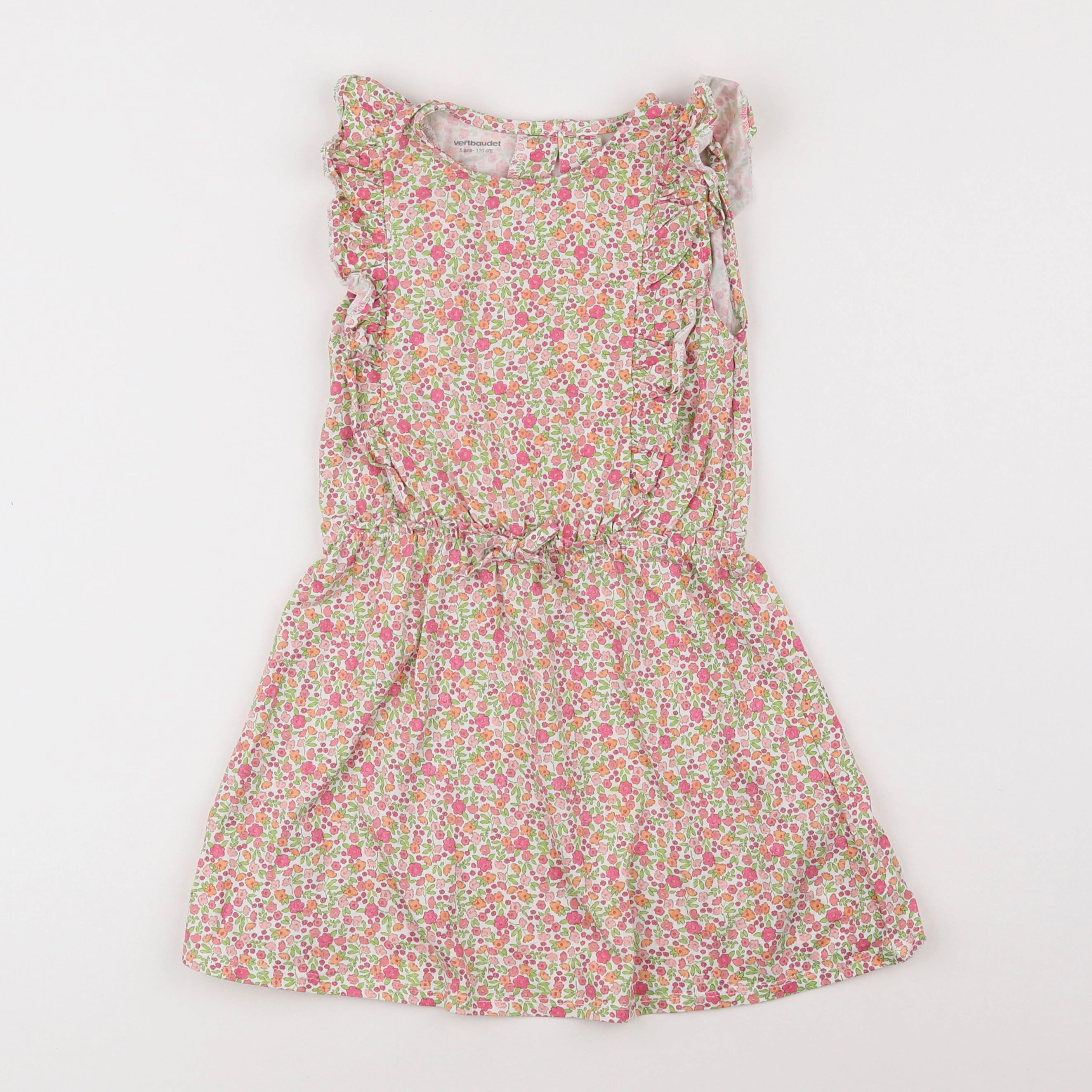 Vertbaudet - robe multicolore - 5 ans