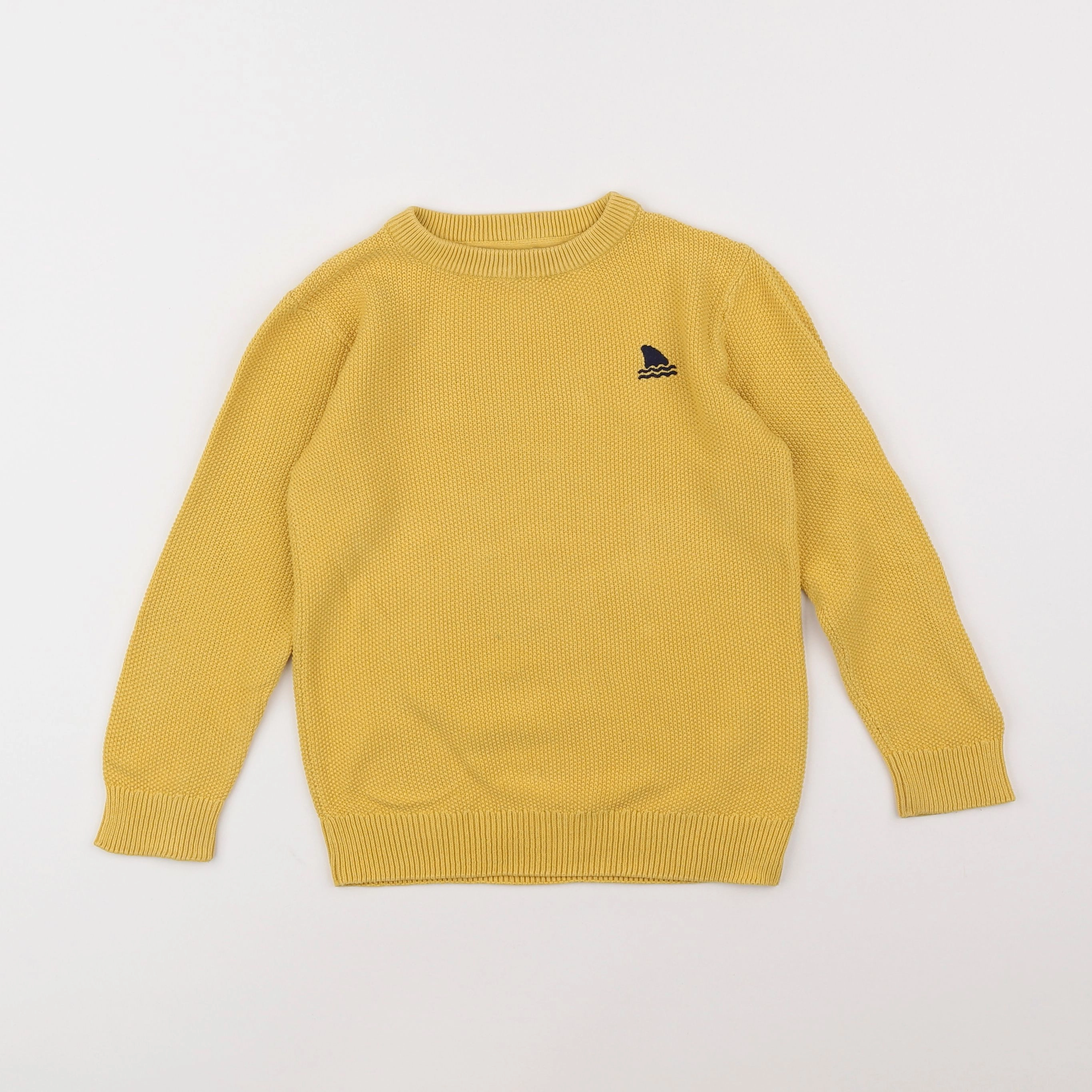 Vertbaudet - pull jaune - 5 ans