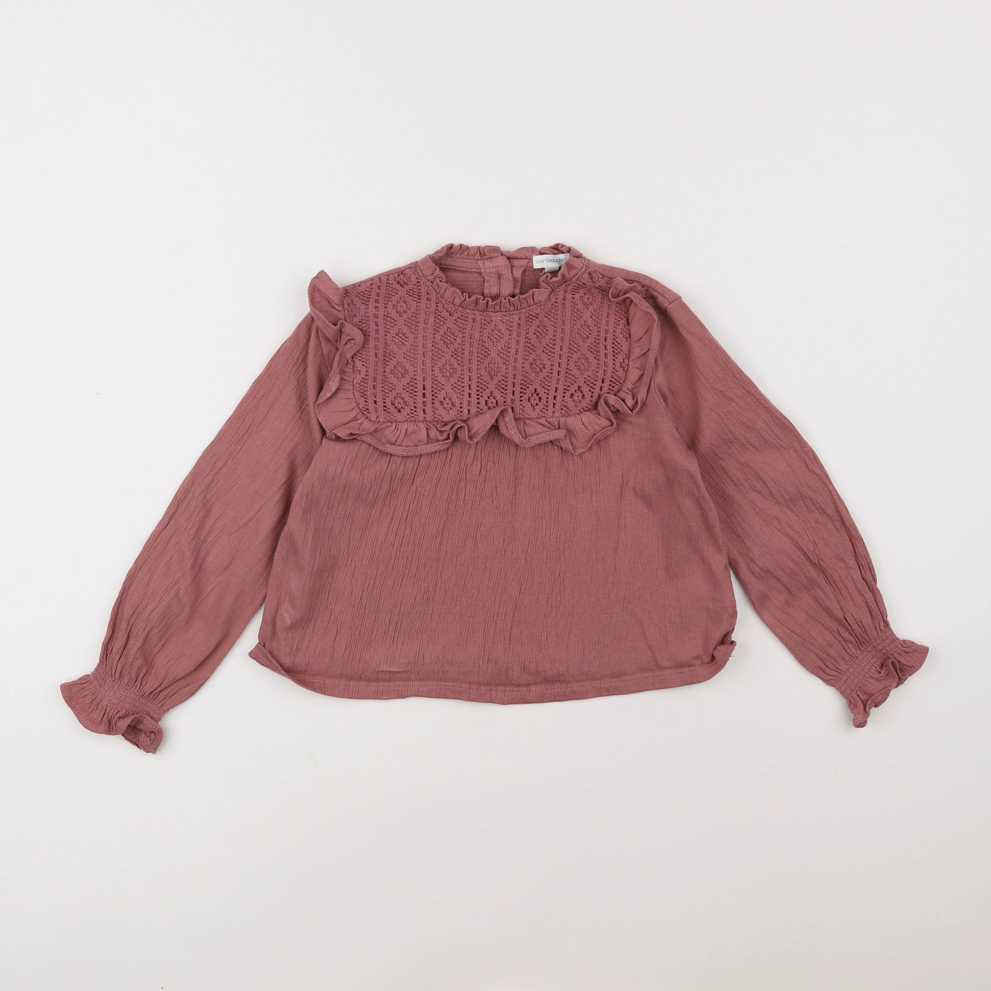 Vertbaudet - blouse rose - 5 ans