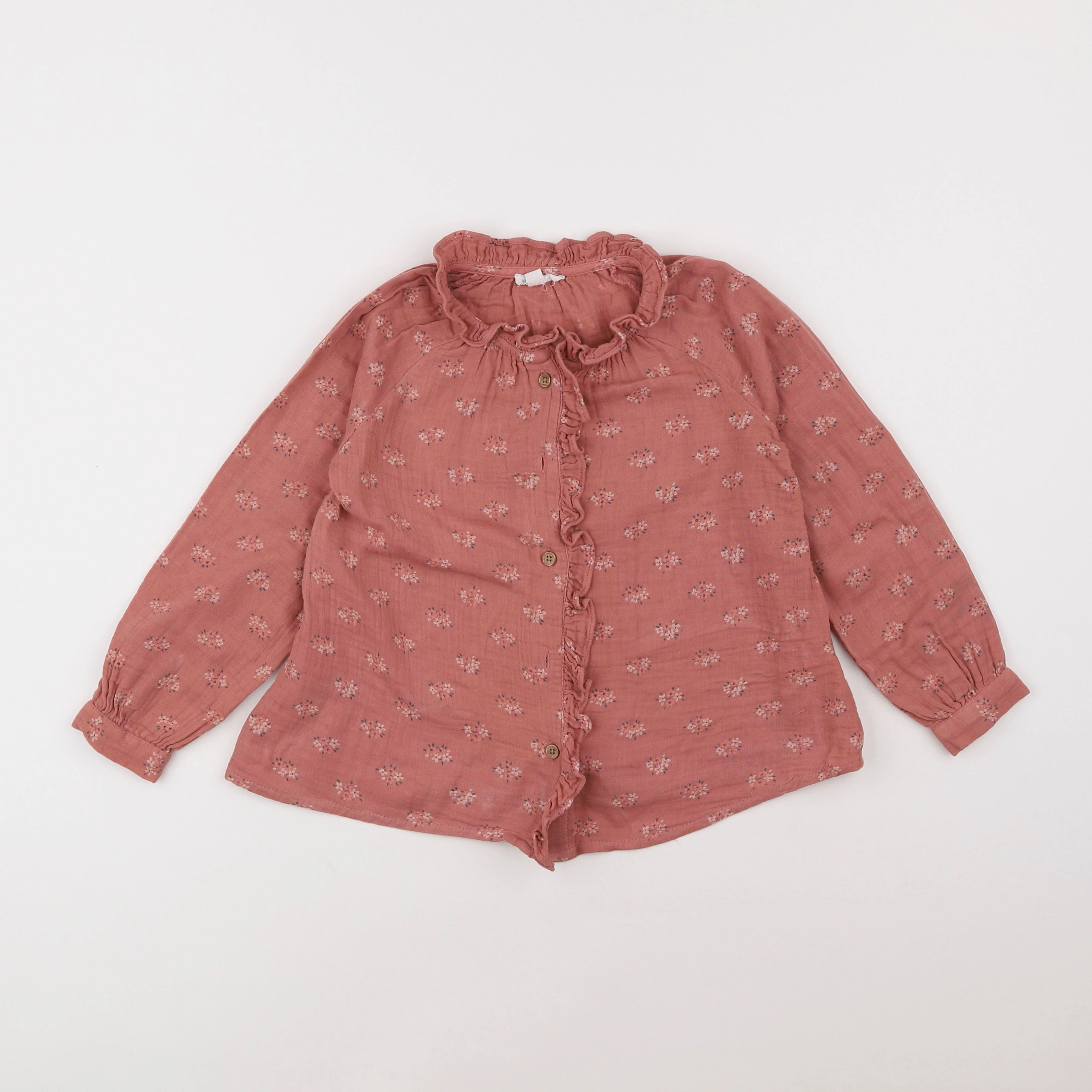 Vertbaudet - blouse rose - 5 ans