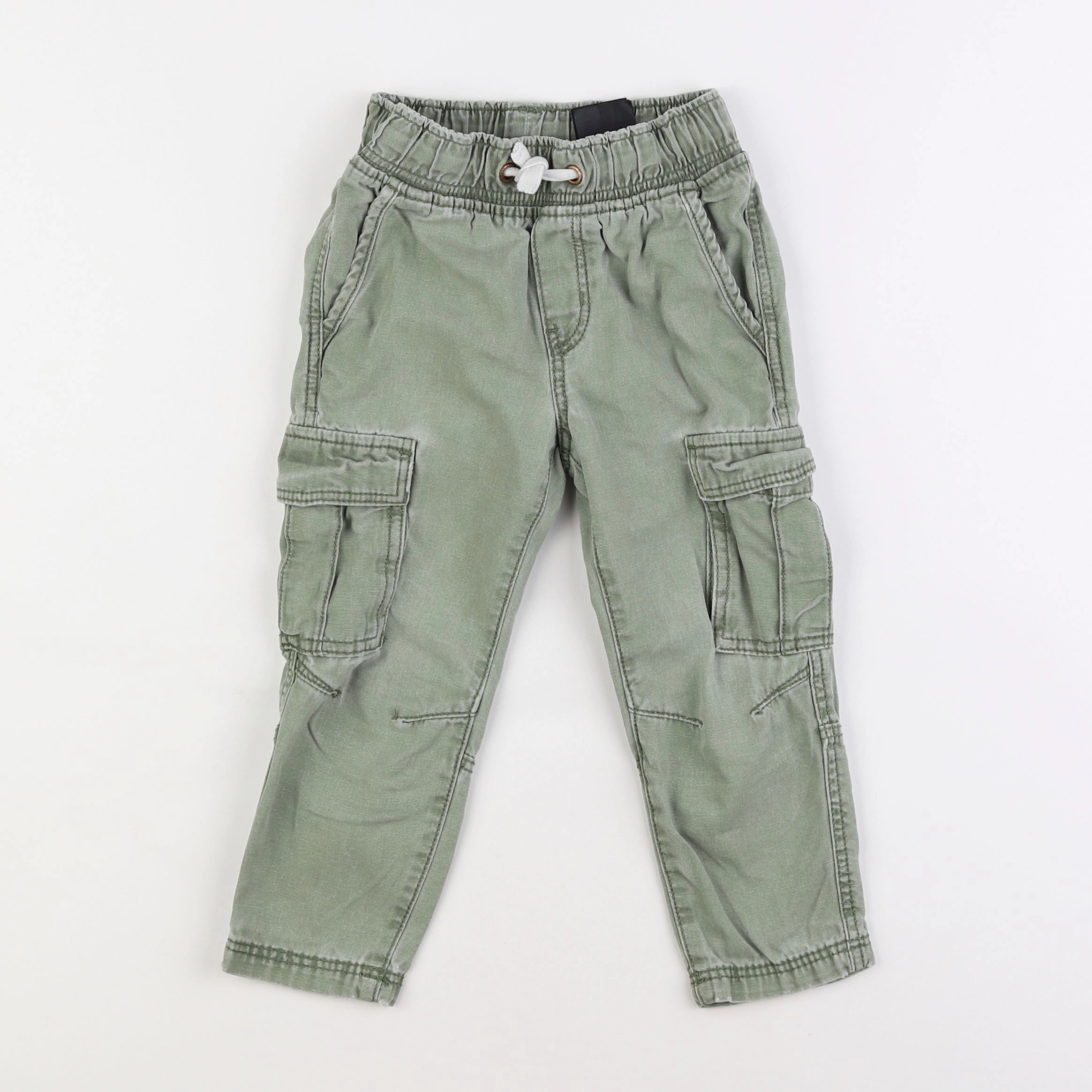 H&M - pantalon vert - 2/3 ans