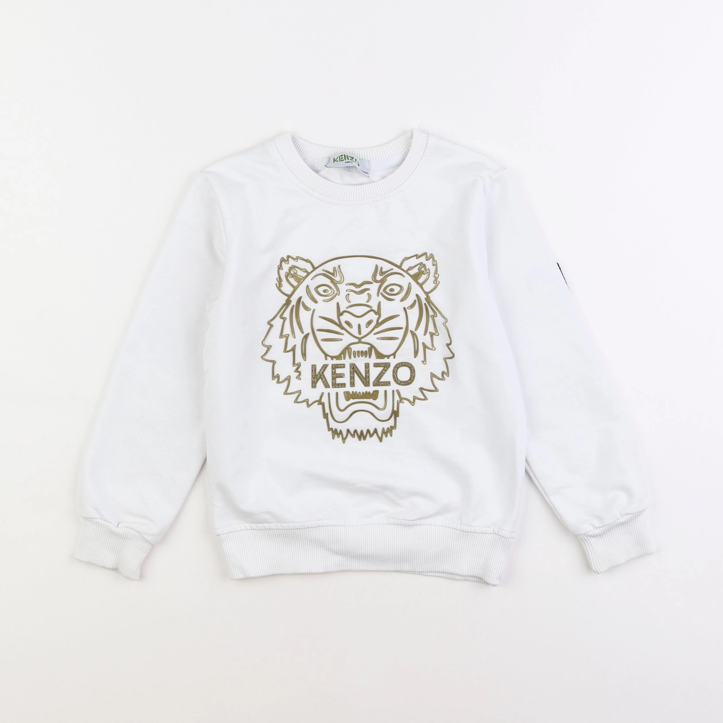 Kenzo - sweat blanc - 3/4 ans