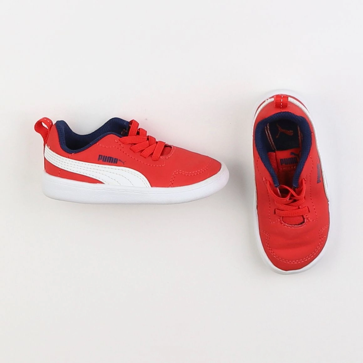 Puma - tennis élastiqué rouge - pointure 22